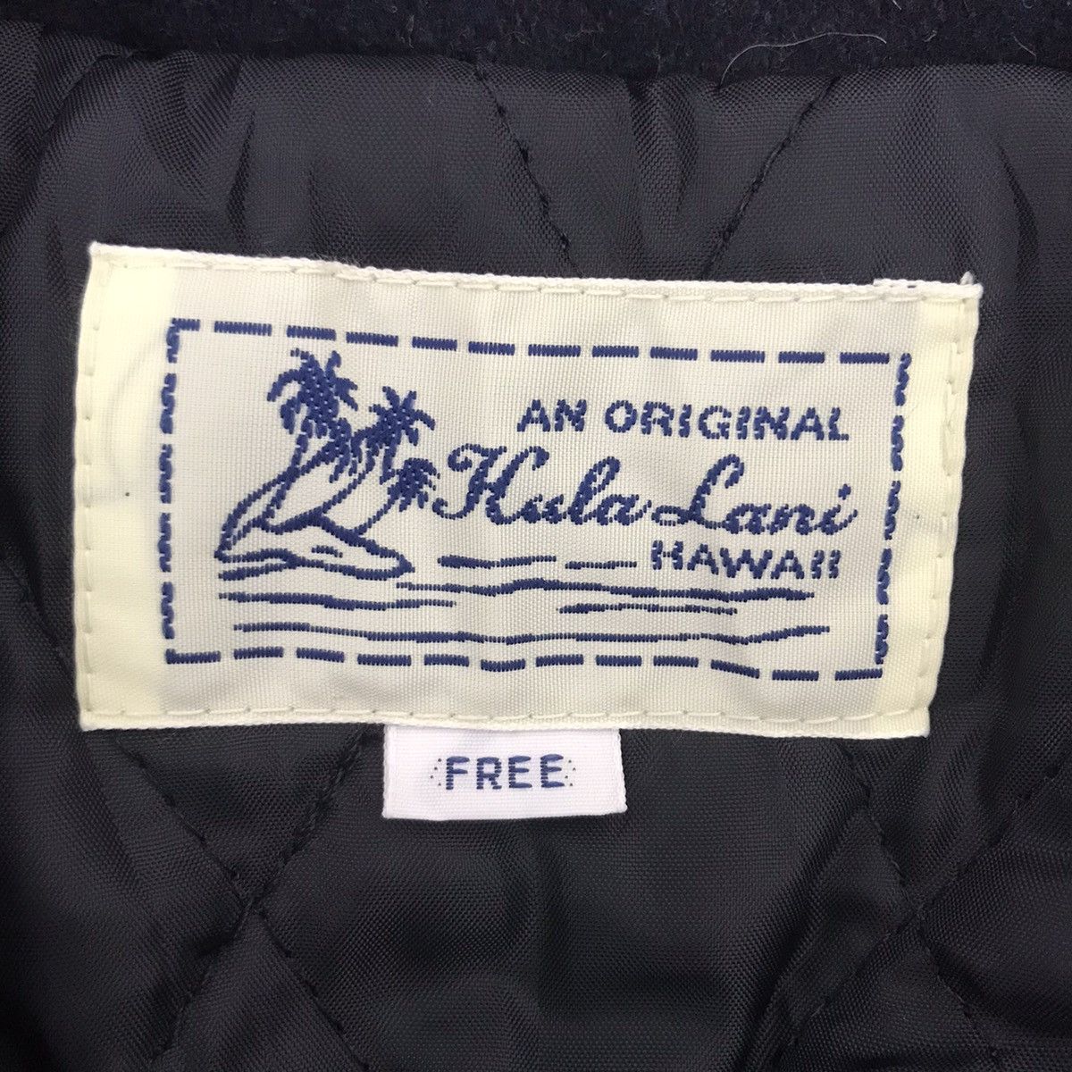 Vintage HULA LANI HAWAII Navy Blue Duffle Coat Jacket Size US M / EU 48-50 / 2 - 4 Thumbnail