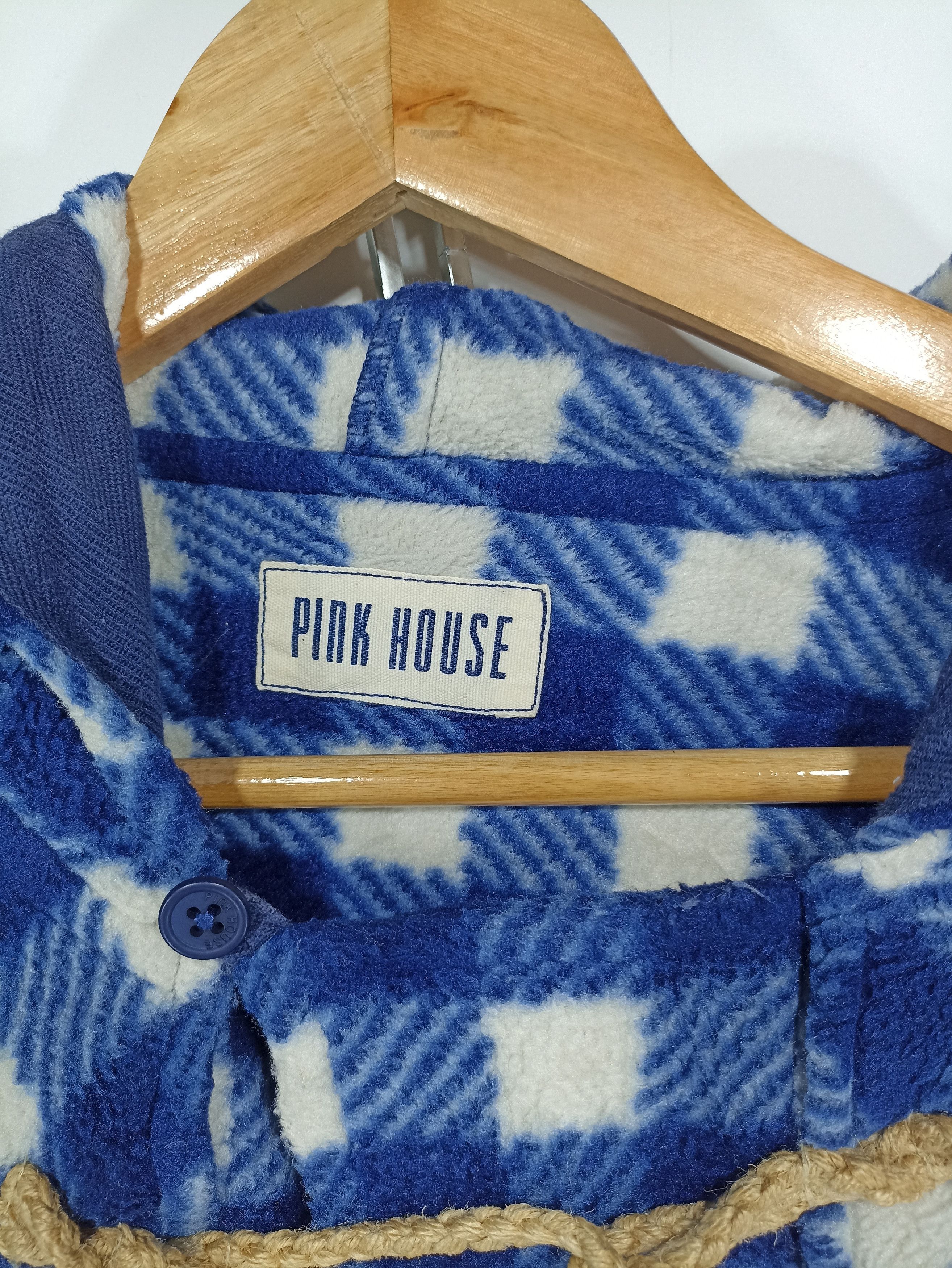 Japanese Brand × Pink House × Vintage Vintage Pink House Fleece Toggle Duffle Jacket Size US S / EU 44-46 / 1 - 6 Thumbnail