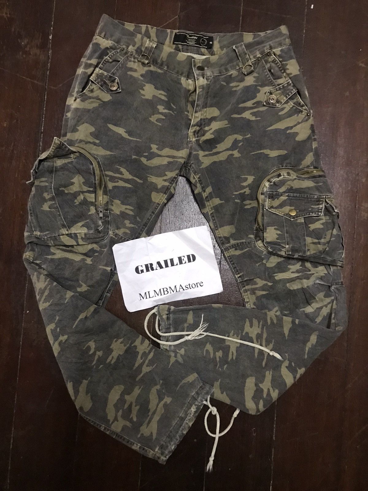 Japanese Brand Military style camo cargo pant multi pocket by brthbreath Size US 32 / EU 48 - 1 Thumbnail