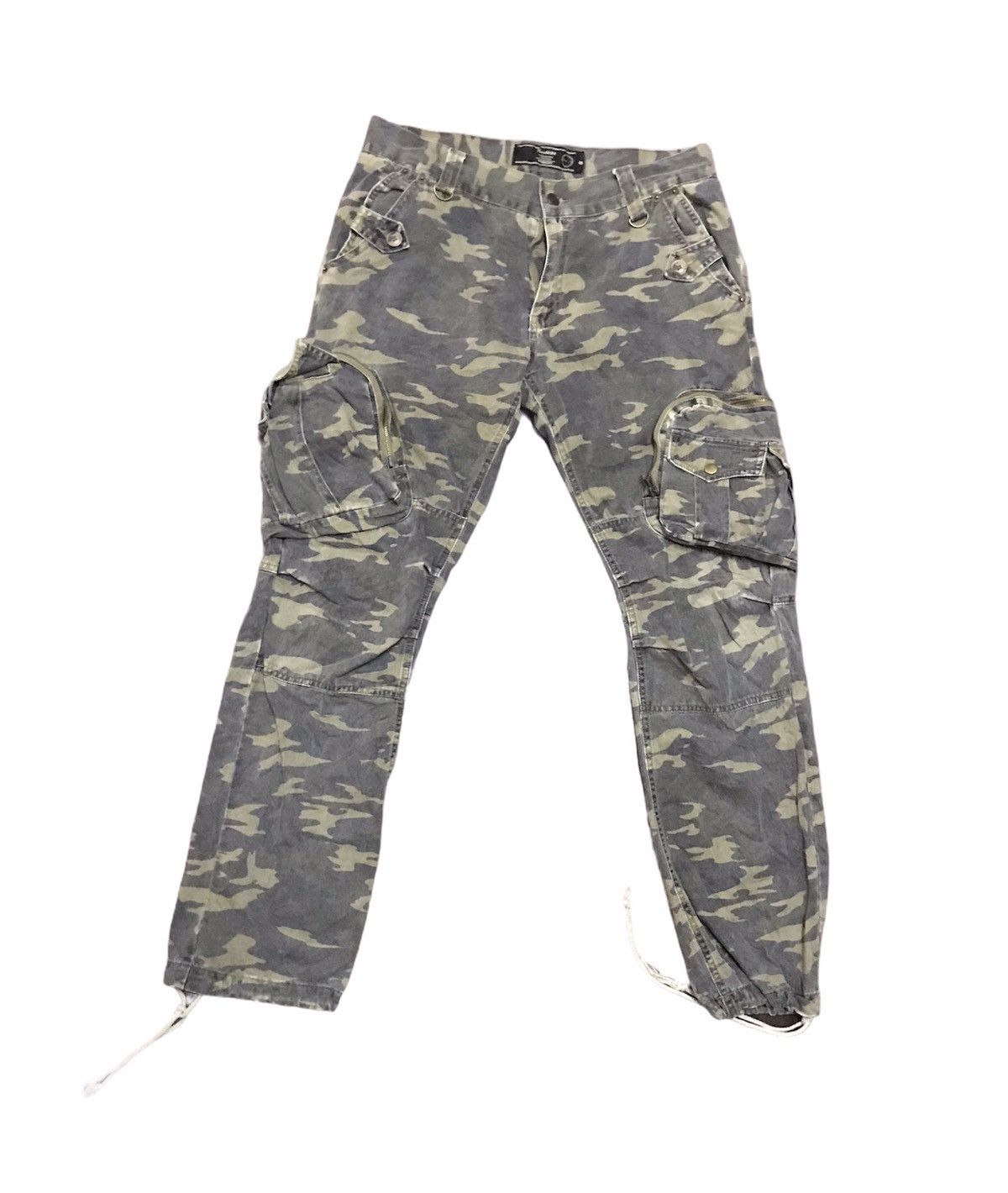 Japanese Brand Military style camo cargo pant multi pocket by brthbreath Size US 32 / EU 48 - 2 Thumbnail