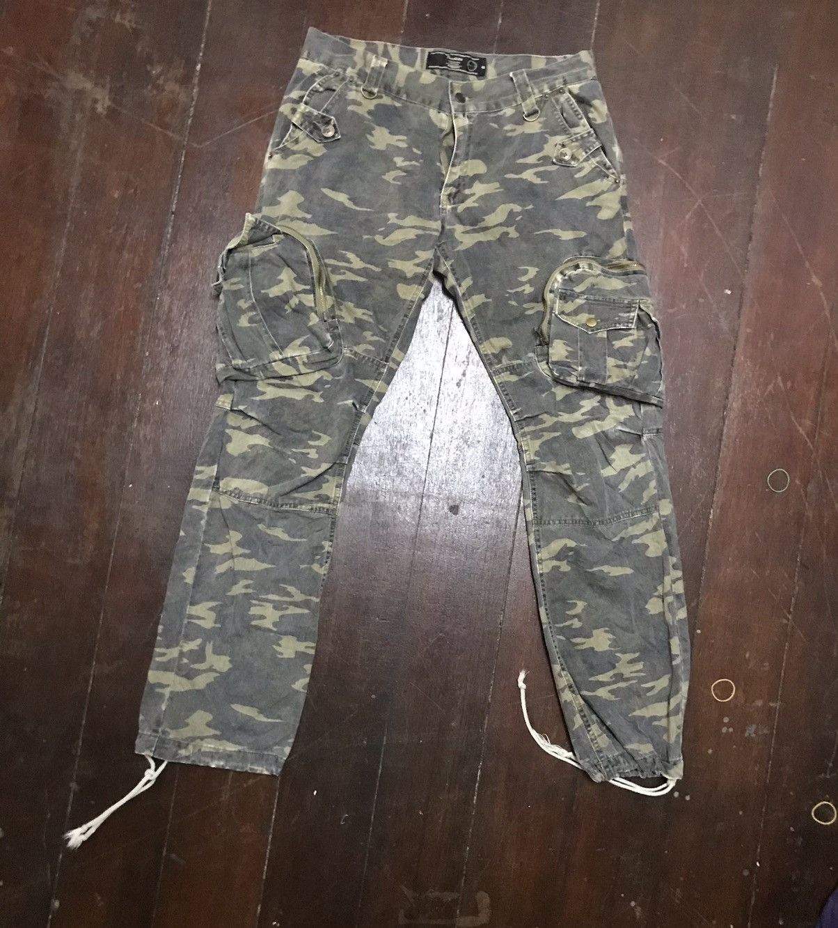 Japanese Brand Military style camo cargo pant multi pocket by brthbreath Size US 32 / EU 48 - 8 Thumbnail