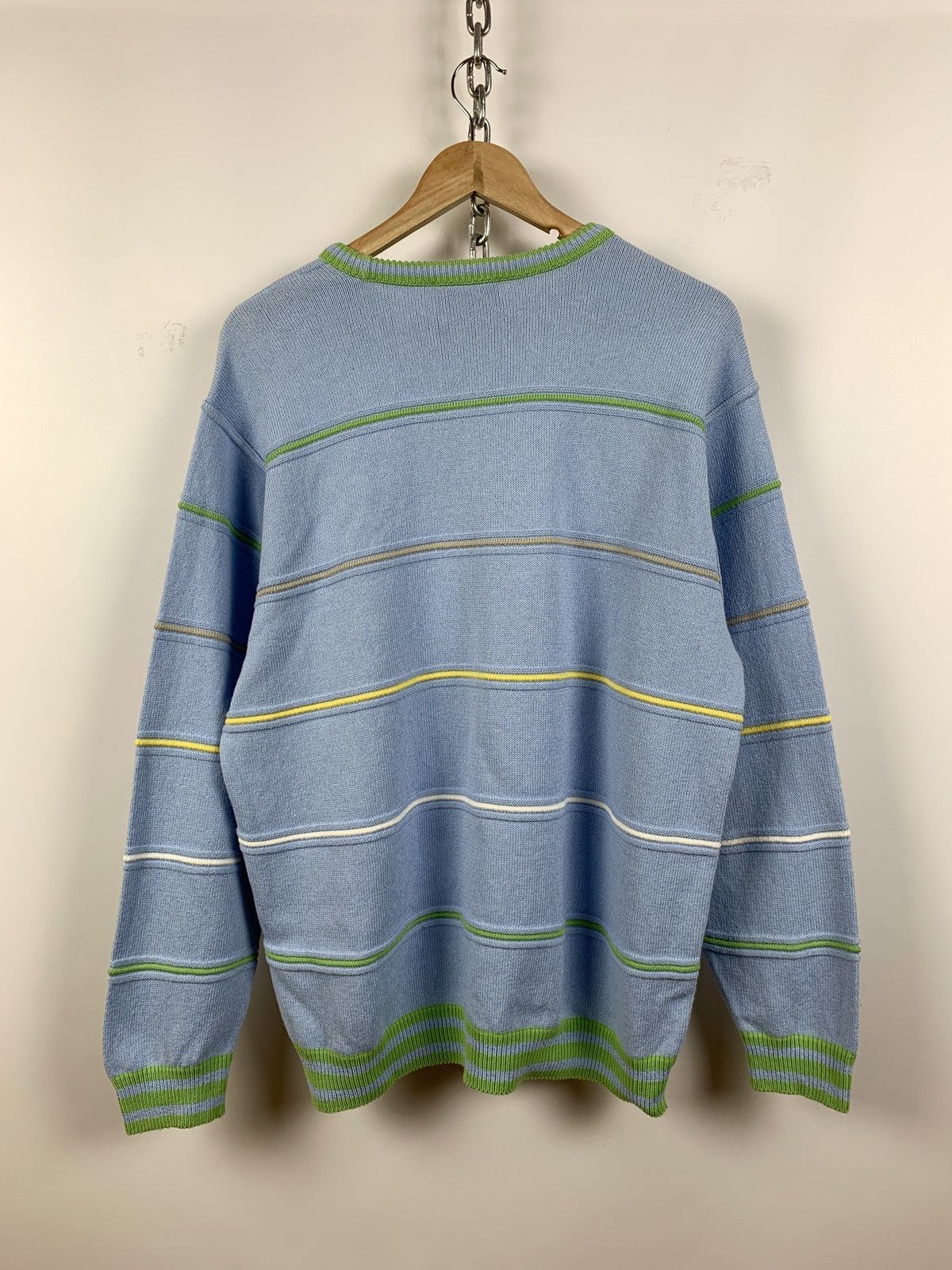 Carlo Colucci Carlo Colucci Multicolor Sweater Coogi Style Size US L / EU 52-54 / 3 - 2 Thumbnail
