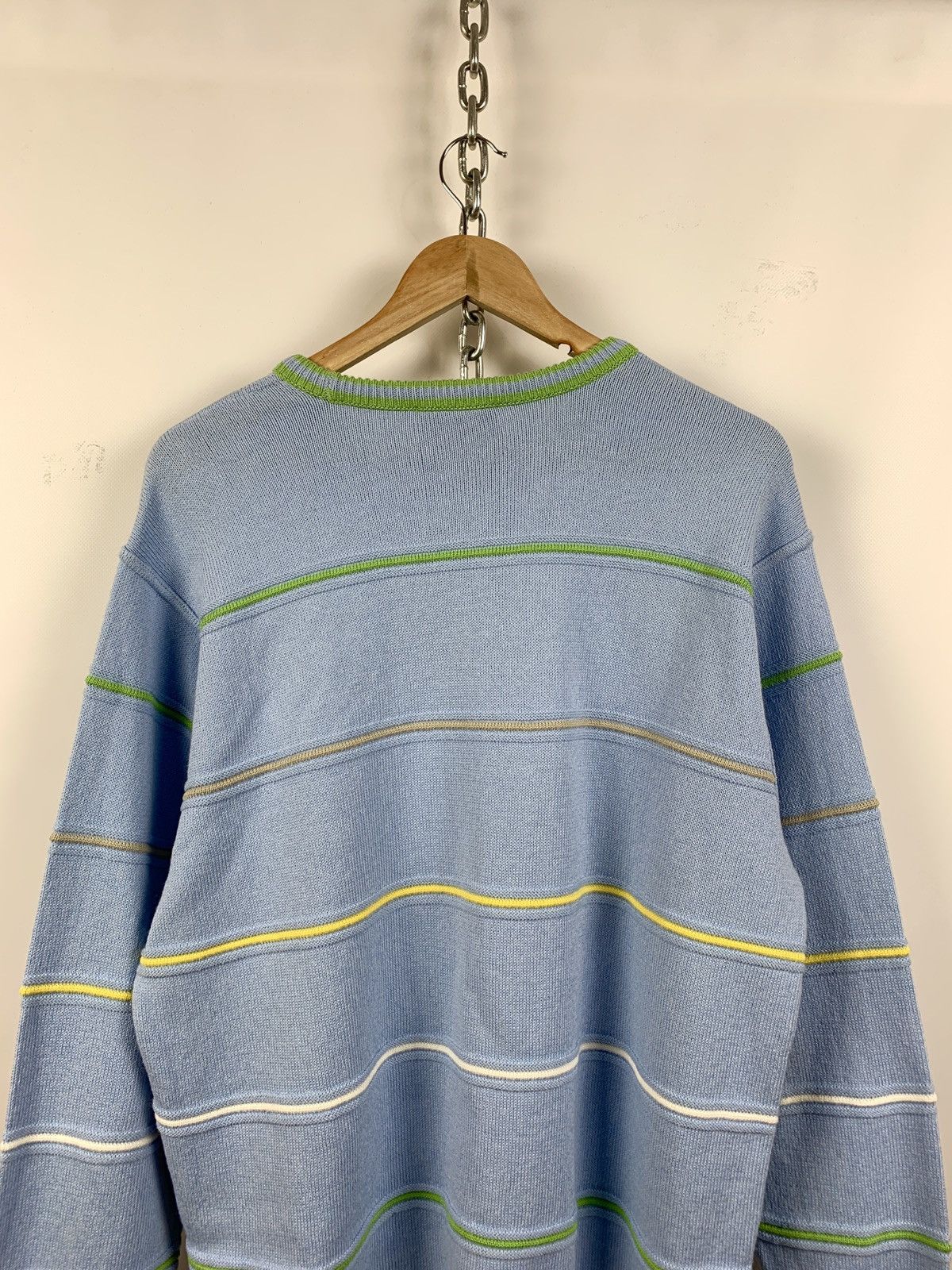 Carlo Colucci Carlo Colucci Multicolor Sweater Coogi Style Size US L / EU 52-54 / 3 - 9 Thumbnail