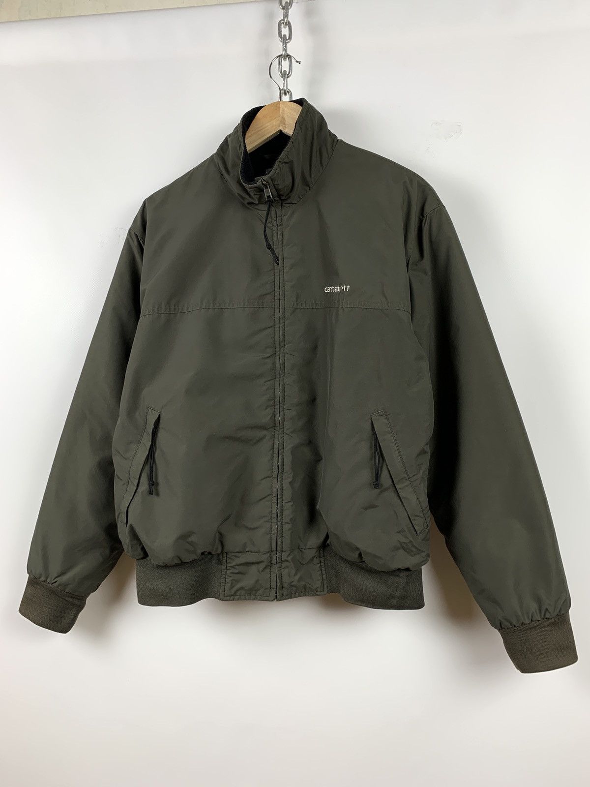 Carhartt Vintage Carhartt Nylon/Fleece Khaki Jacket Size US M / EU 48-50 / 2 - 3 Thumbnail
