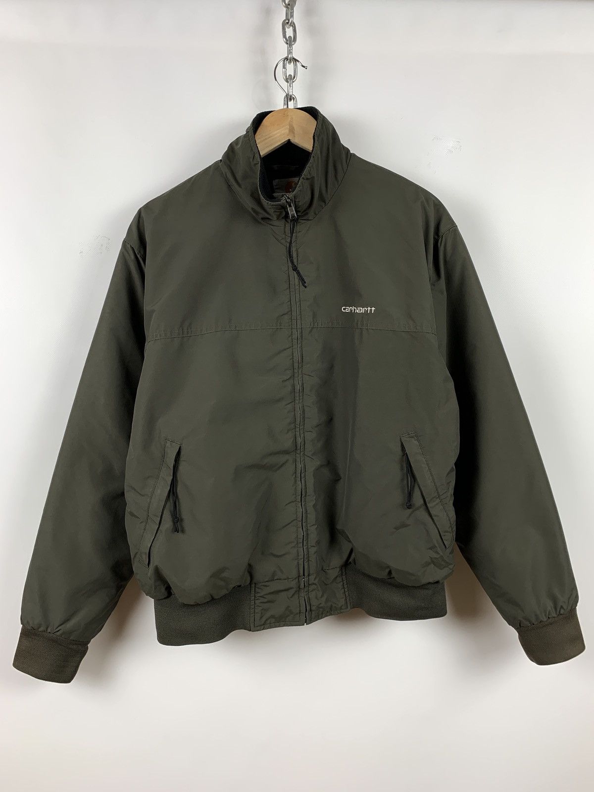 Carhartt Vintage Carhartt Nylon/Fleece Khaki Jacket Size US M / EU 48-50 / 2 - 5 Thumbnail