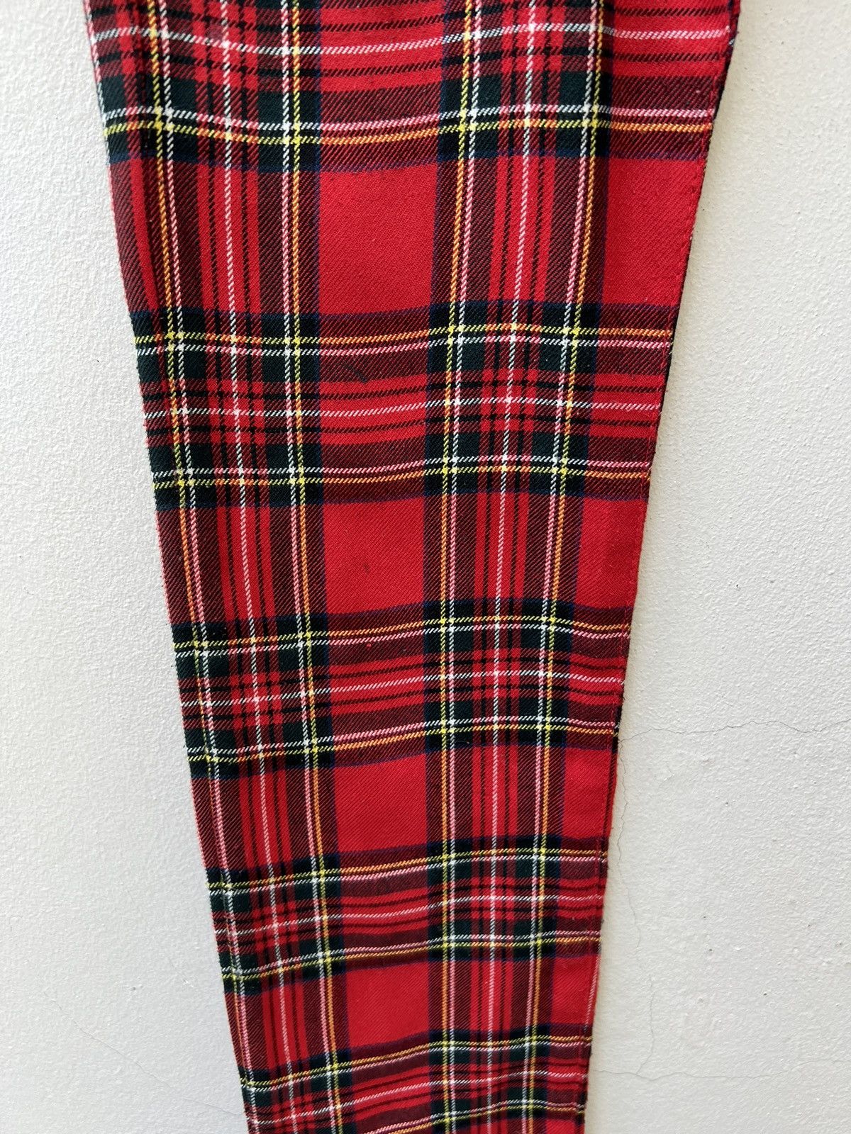 Vintage Vintage 90s Sexy Dynamite London Tartan Punk Trouser Pant Size US 29 - 9 Thumbnail