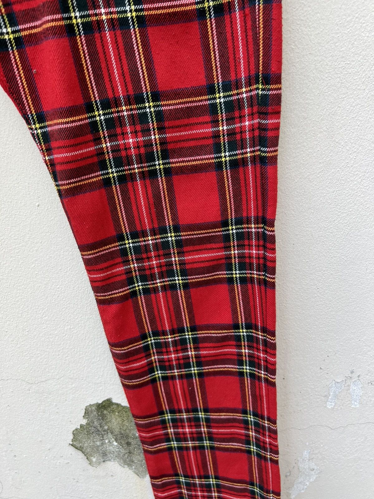 Vintage Vintage 90s Sexy Dynamite London Tartan Punk Trouser Pant Size US 29 - 13 Thumbnail