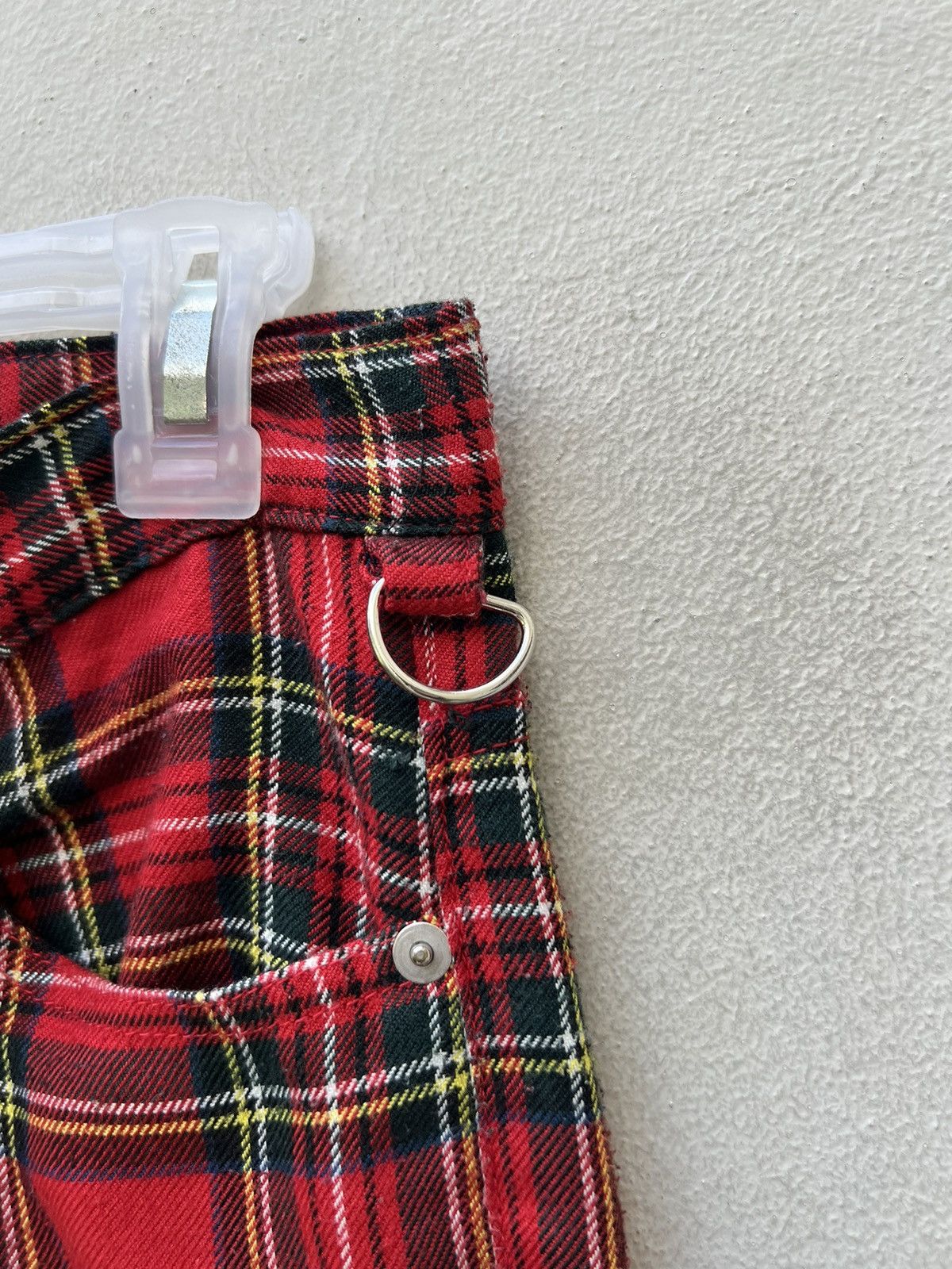 Vintage Vintage 90s Sexy Dynamite London Tartan Punk Trouser Pant Size US 29 - 12 Thumbnail