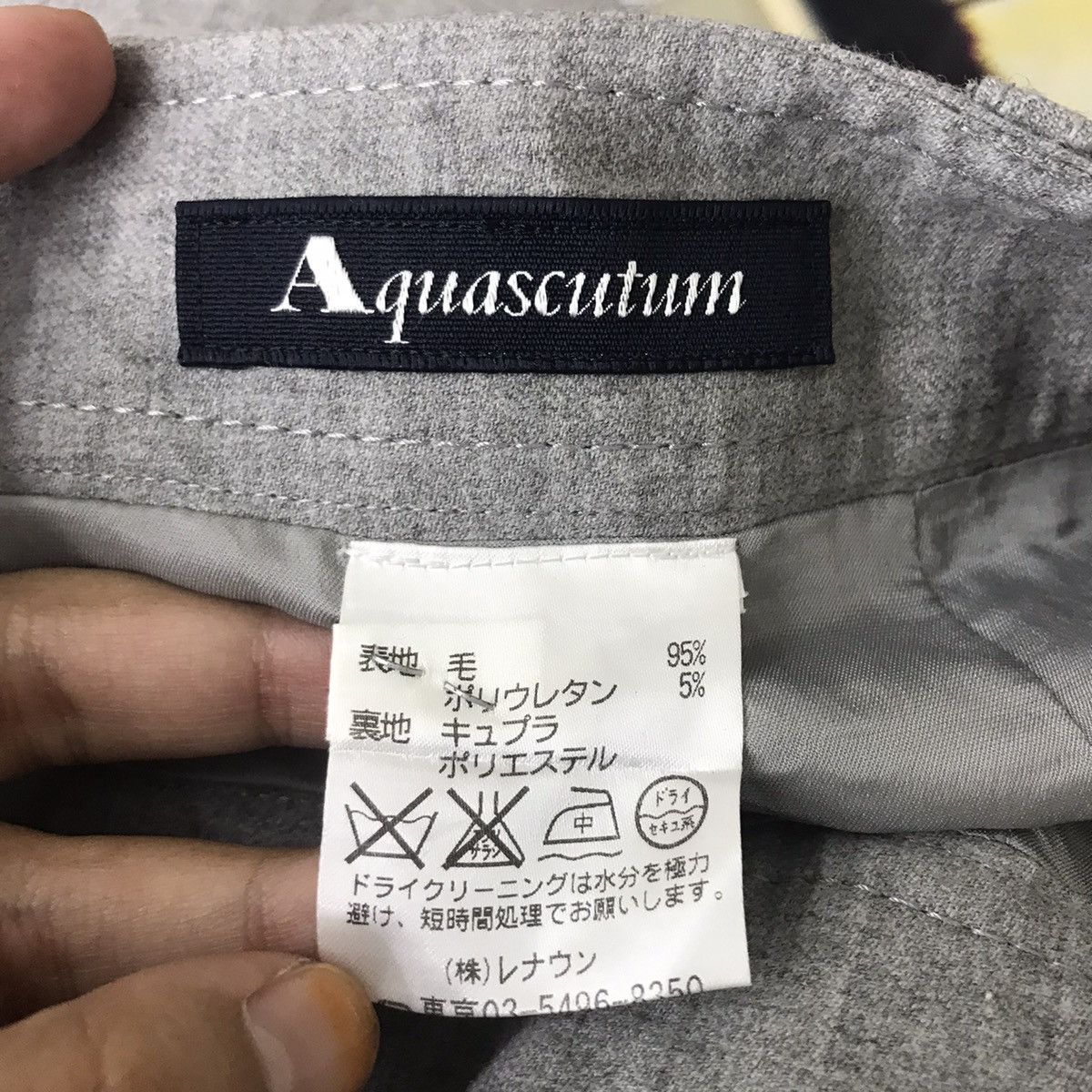 Aquascutum Vintage AQUASCUTUM British Designer Brand Wool Trouser Pant Size US 30 / EU 46 - 3 Thumbnail