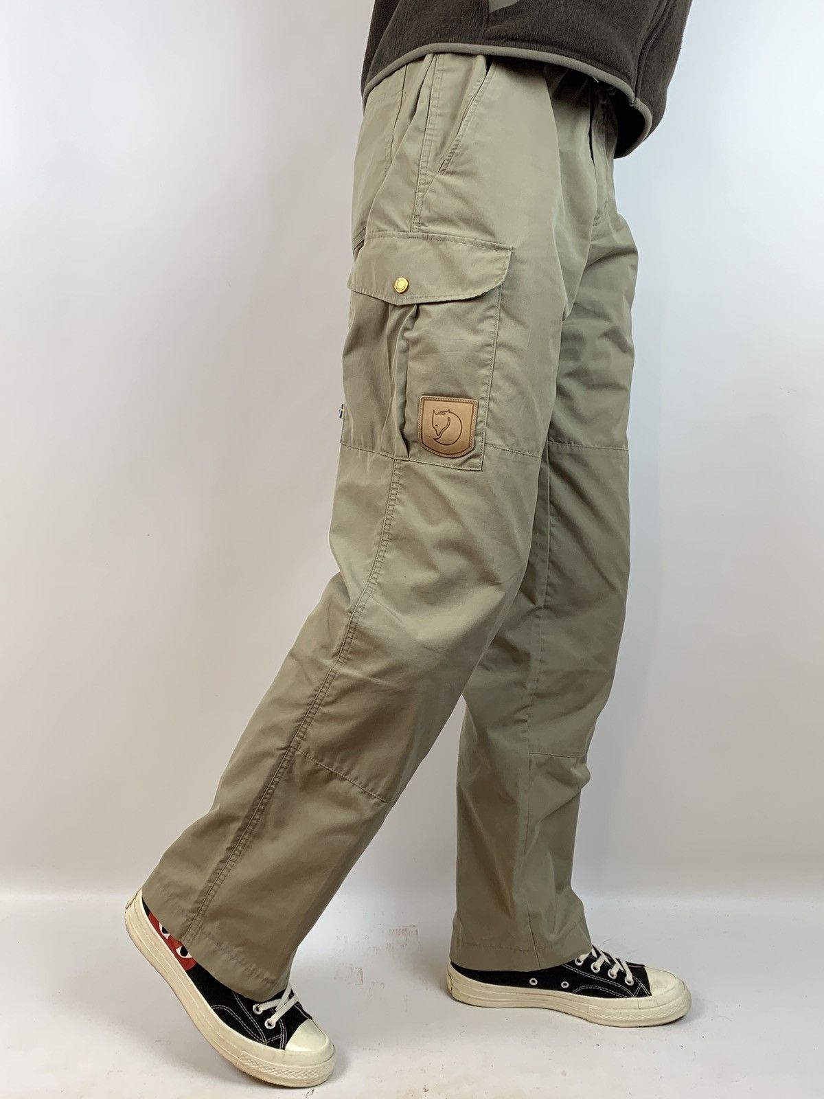 Vintage Fjallraven G-1000 Cargo Multipocket Beige Pants