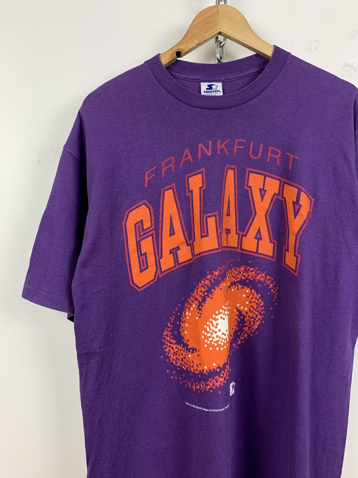 NFL 1994 Vintage Starter Frankfurt Galaxy Made In USA T-Shirt Size US L / EU 52-54 / 3 - 2 Thumbnail