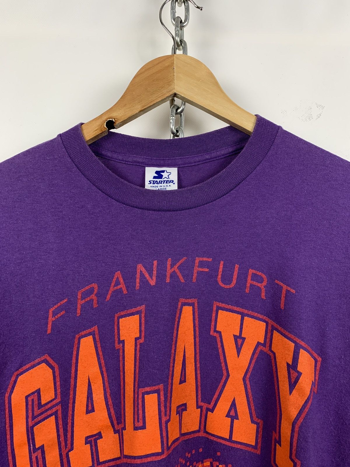 NFL 1994 Vintage Starter Frankfurt Galaxy Made In USA T-Shirt Size US L / EU 52-54 / 3 - 4 Thumbnail