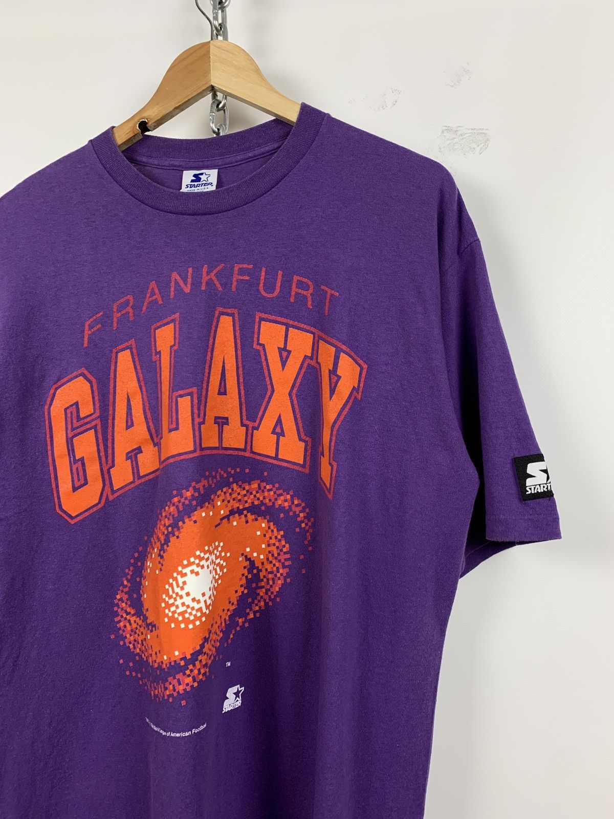 NFL 1994 Vintage Starter Frankfurt Galaxy Made In USA T-Shirt Size US L / EU 52-54 / 3 - 3 Thumbnail
