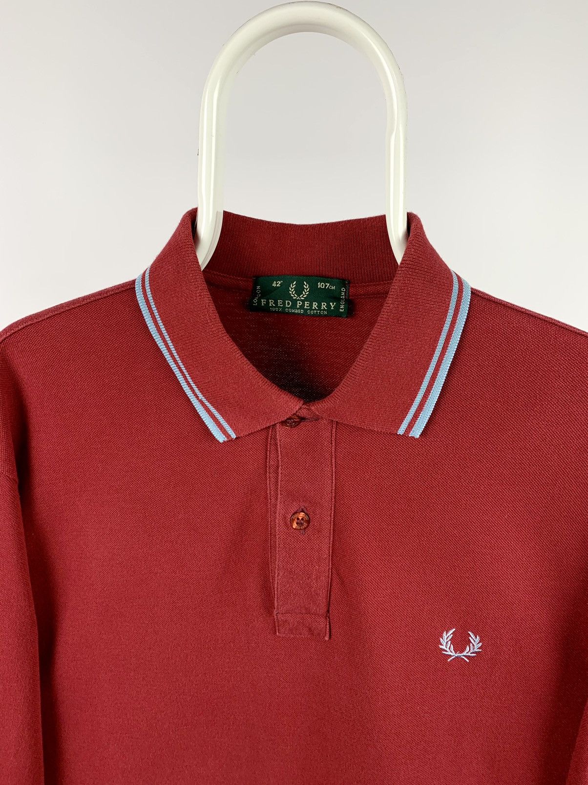 Fred Perry 90s Vintage Fred Perry Long Sleeve England Made In Italy Size US M / EU 48-50 / 2 - 13 Thumbnail