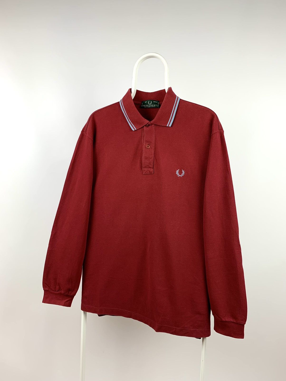 Fred Perry 90s Vintage Fred Perry Long Sleeve England Made In Italy Size US M / EU 48-50 / 2 - 9 Thumbnail