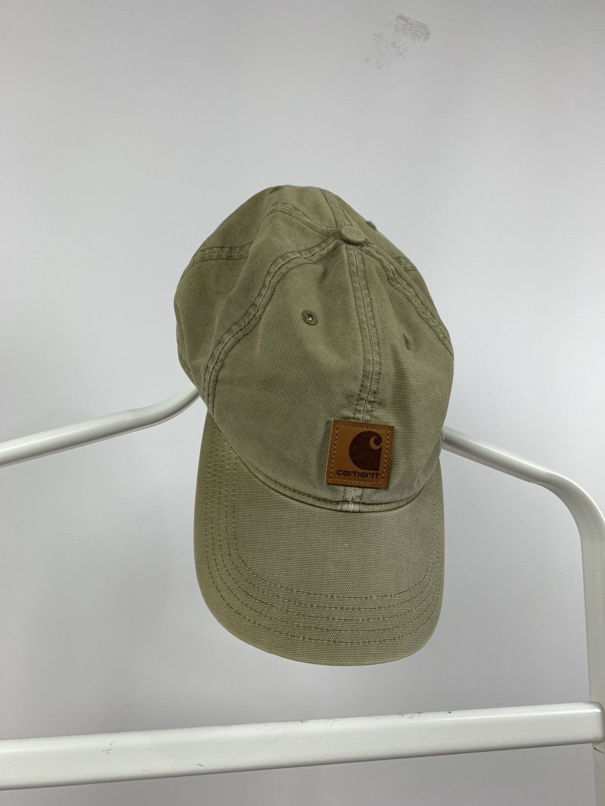 Carhartt 90s Vintage Carhartt Khaki Cap Hats Size ONE SIZE - 1 Thumbnail