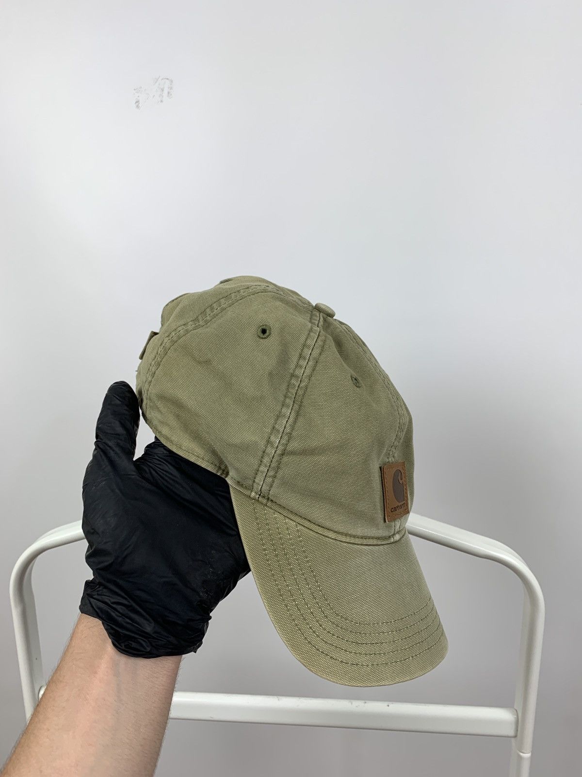 Carhartt 90s Vintage Carhartt Khaki Cap Hats Size ONE SIZE - 3 Thumbnail