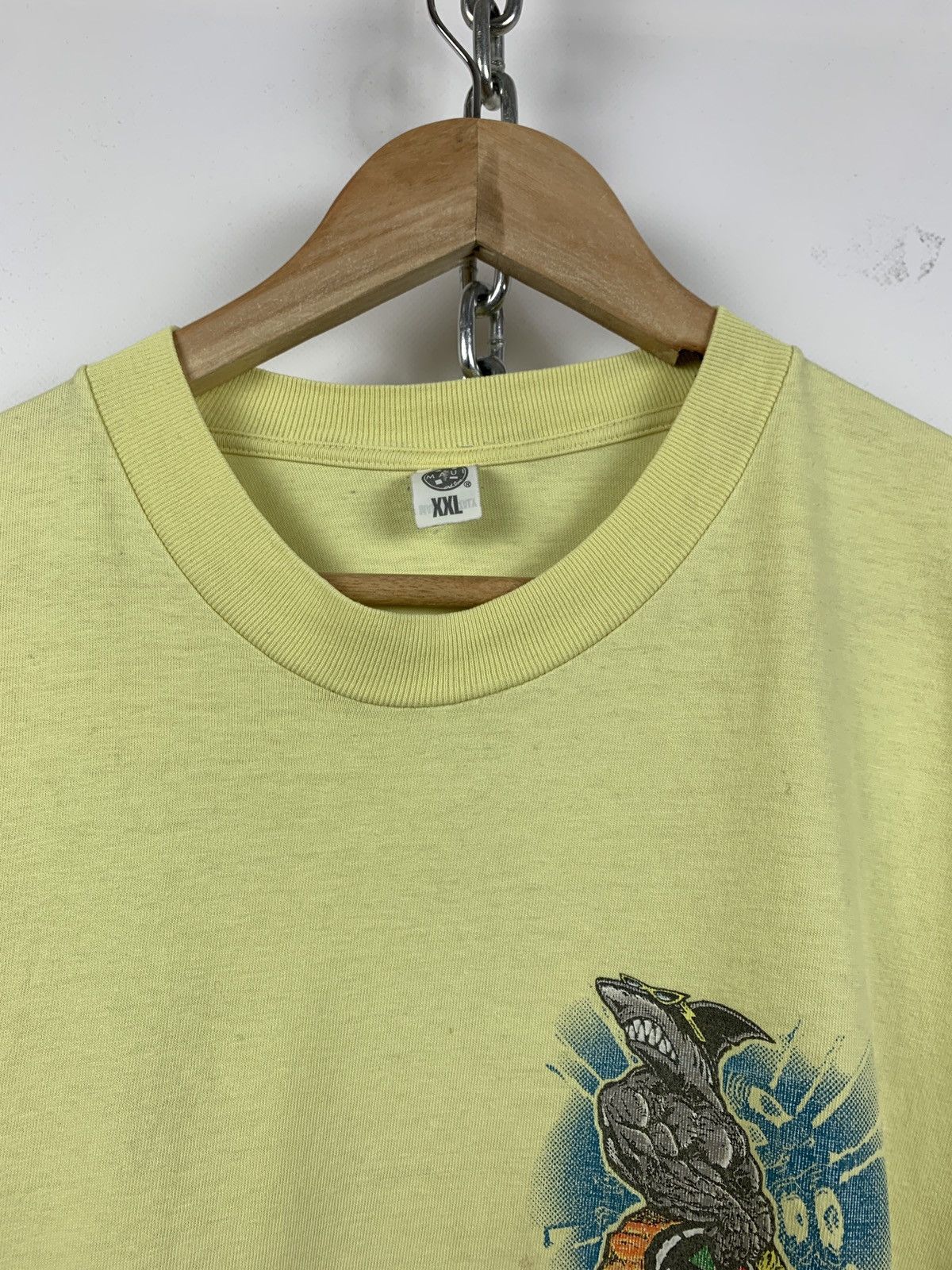 Maui and Sons Vintage Maui And Sons Sharkoerectus Crazy Surfing T-Shirt Size US XXL / EU 58 / 5 - 14 Thumbnail