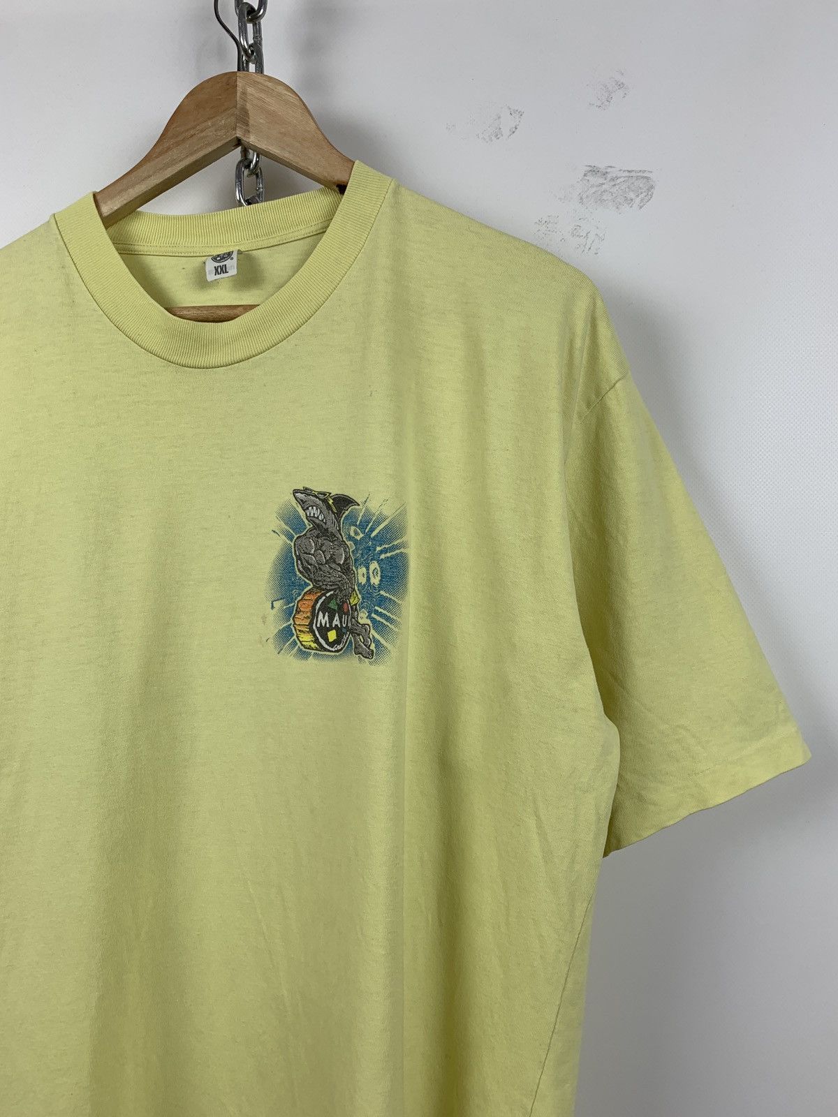 Maui and Sons Vintage Maui And Sons Sharkoerectus Crazy Surfing T-Shirt Size US XXL / EU 58 / 5 - 6 Thumbnail