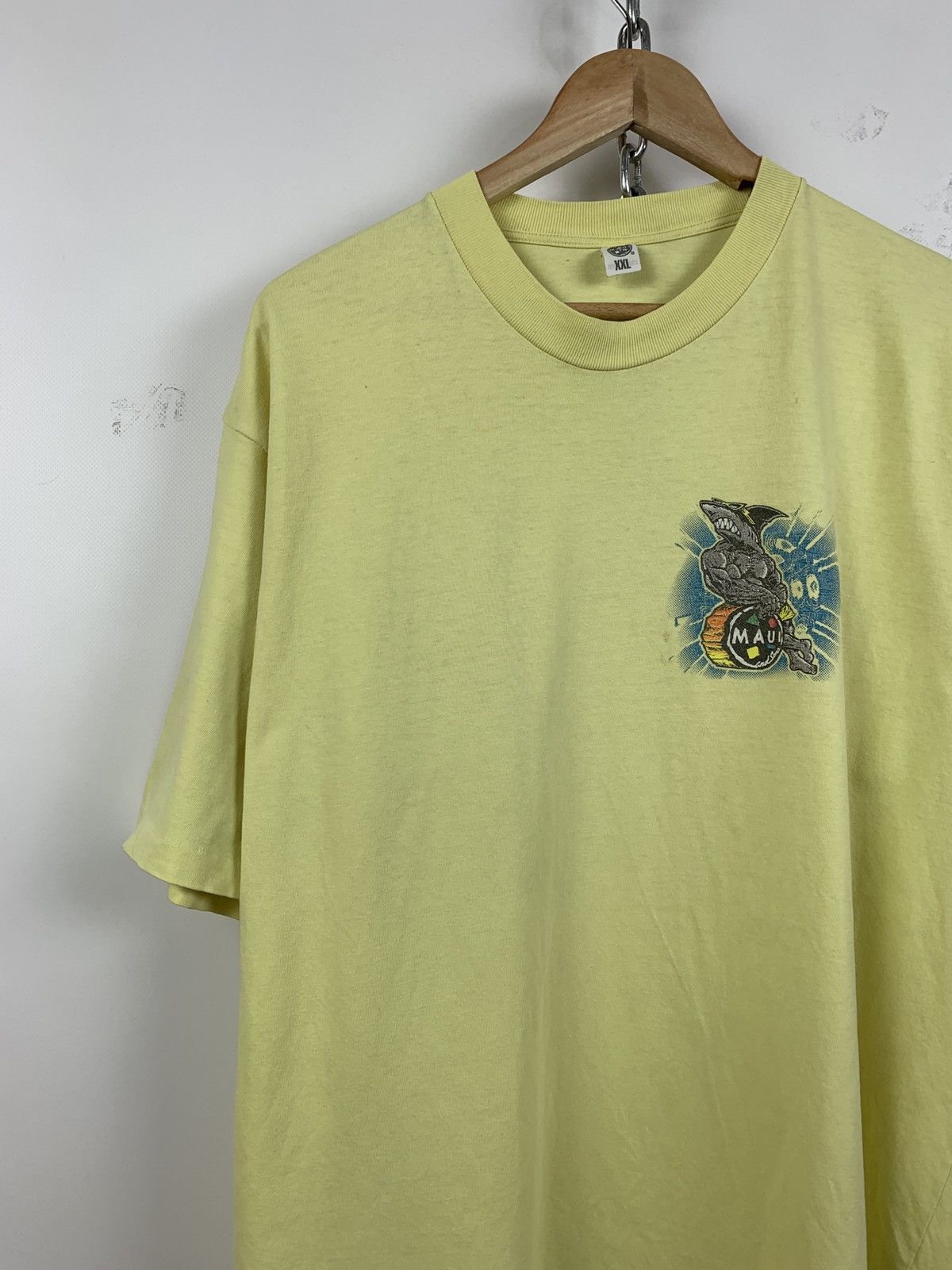 Maui and Sons Vintage Maui And Sons Sharkoerectus Crazy Surfing T-Shirt Size US XXL / EU 58 / 5 - 5 Thumbnail