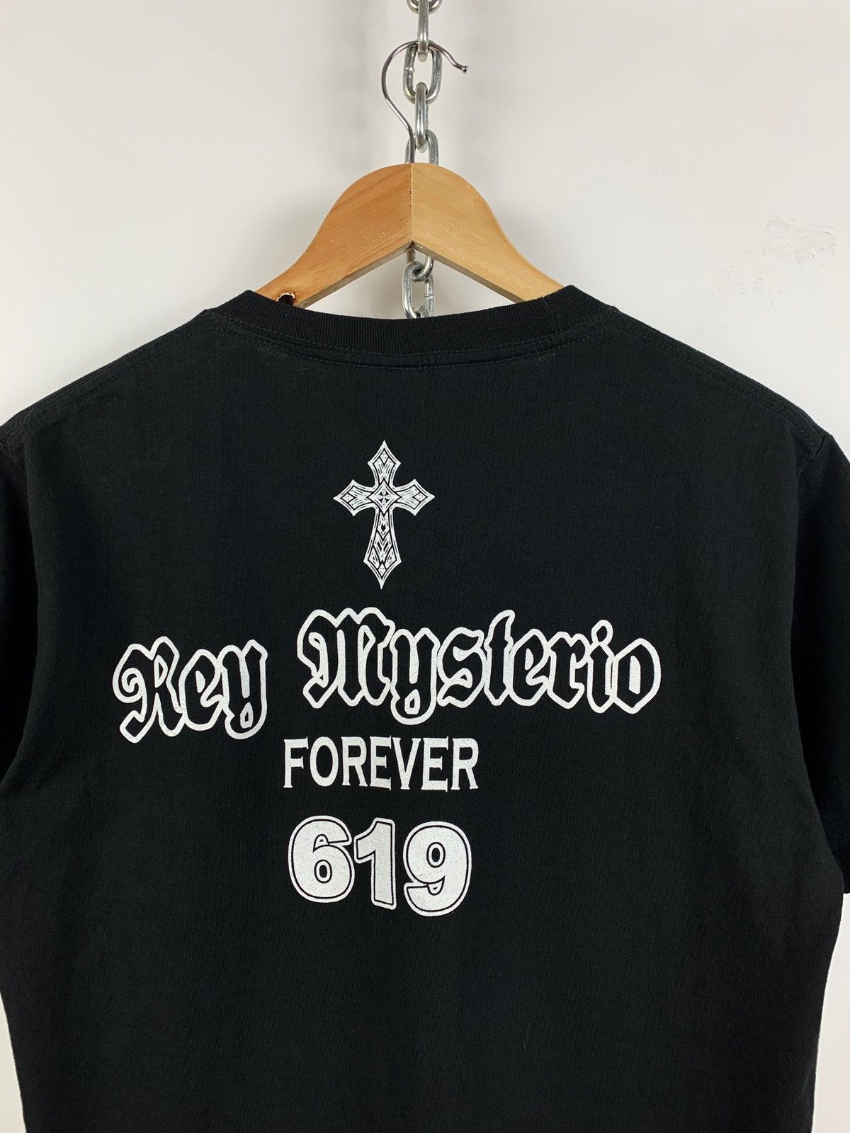 Vintage 00s Vintage Rey Mysterio Club 619 WWE T-Shirt Size US M / EU 48-50 / 2 - 5 Thumbnail