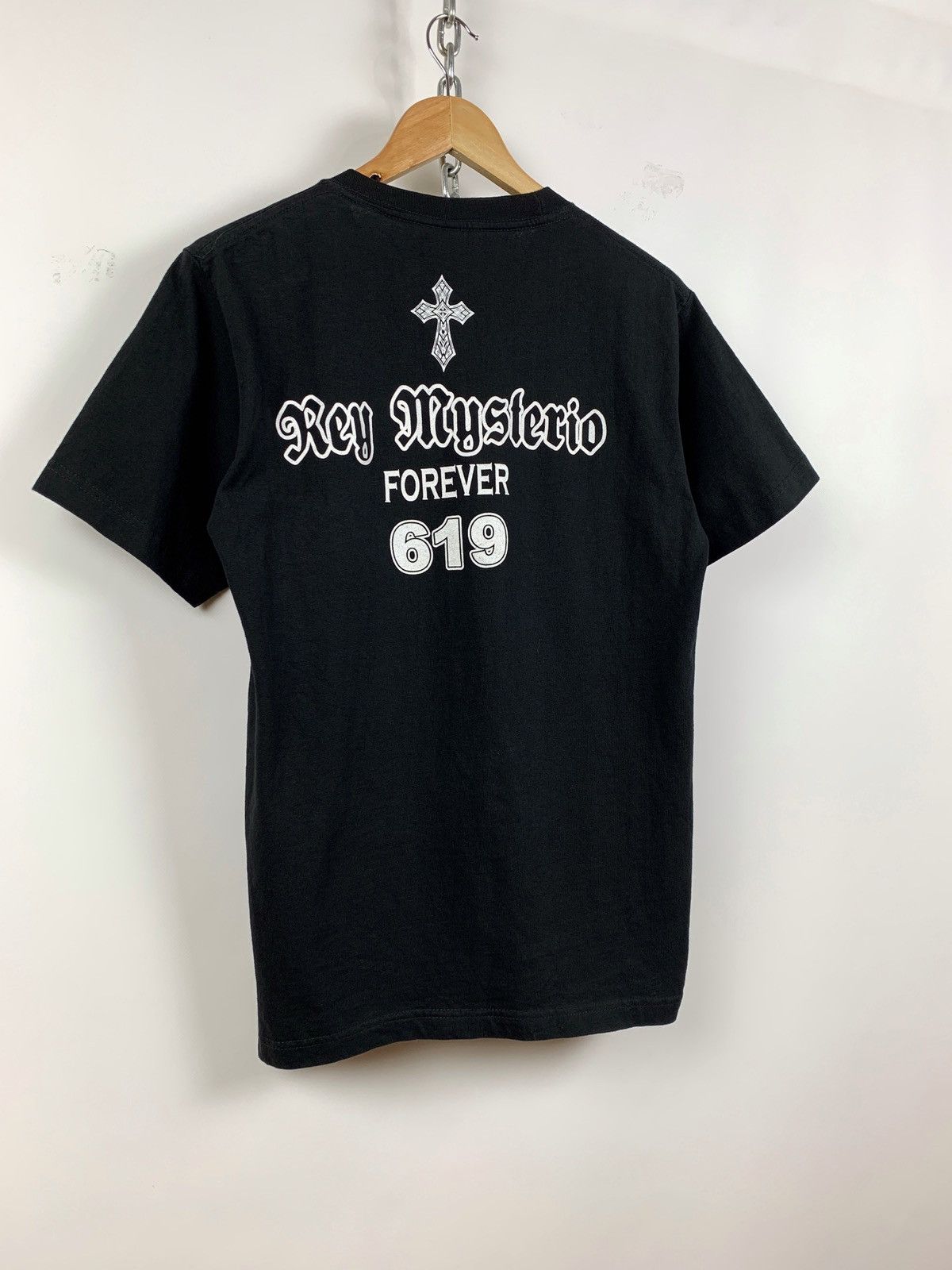 Vintage 00s Vintage Rey Mysterio Club 619 WWE T-Shirt Size US M / EU 48-50 / 2 - 9 Thumbnail