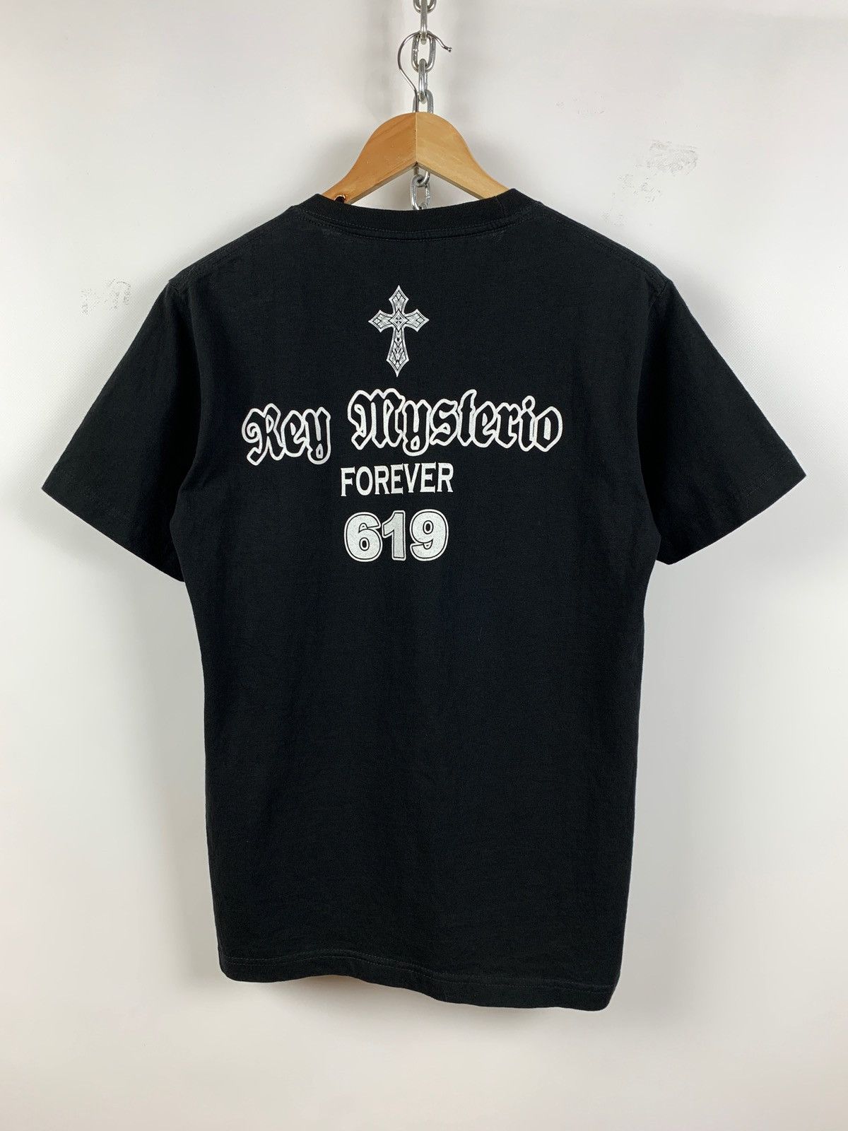 Vintage 00s Vintage Rey Mysterio Club 619 WWE T-Shirt Size US M / EU 48-50 / 2 - 2 Thumbnail