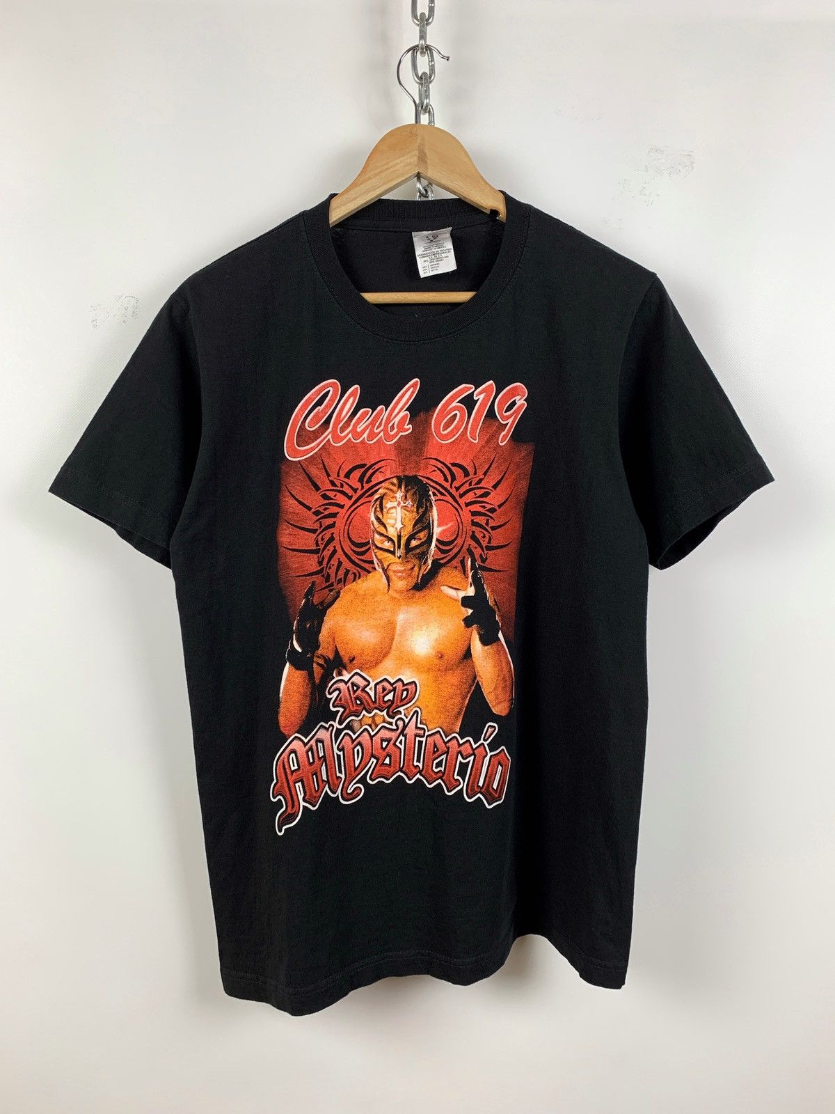 Vintage 00s Vintage Rey Mysterio Club 619 WWE T-Shirt Size US M / EU 48-50 / 2 - 1 Thumbnail