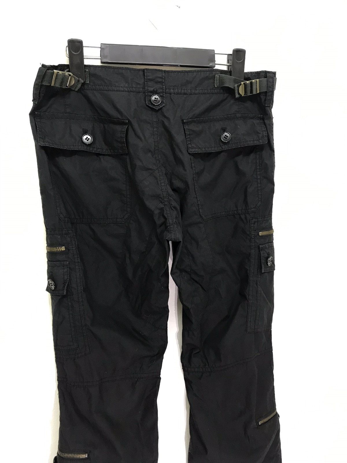 Japanese Brand Abahouse Tactical Pant Thin Materials Black Slim Size US 30 / EU 46 - 8 Thumbnail