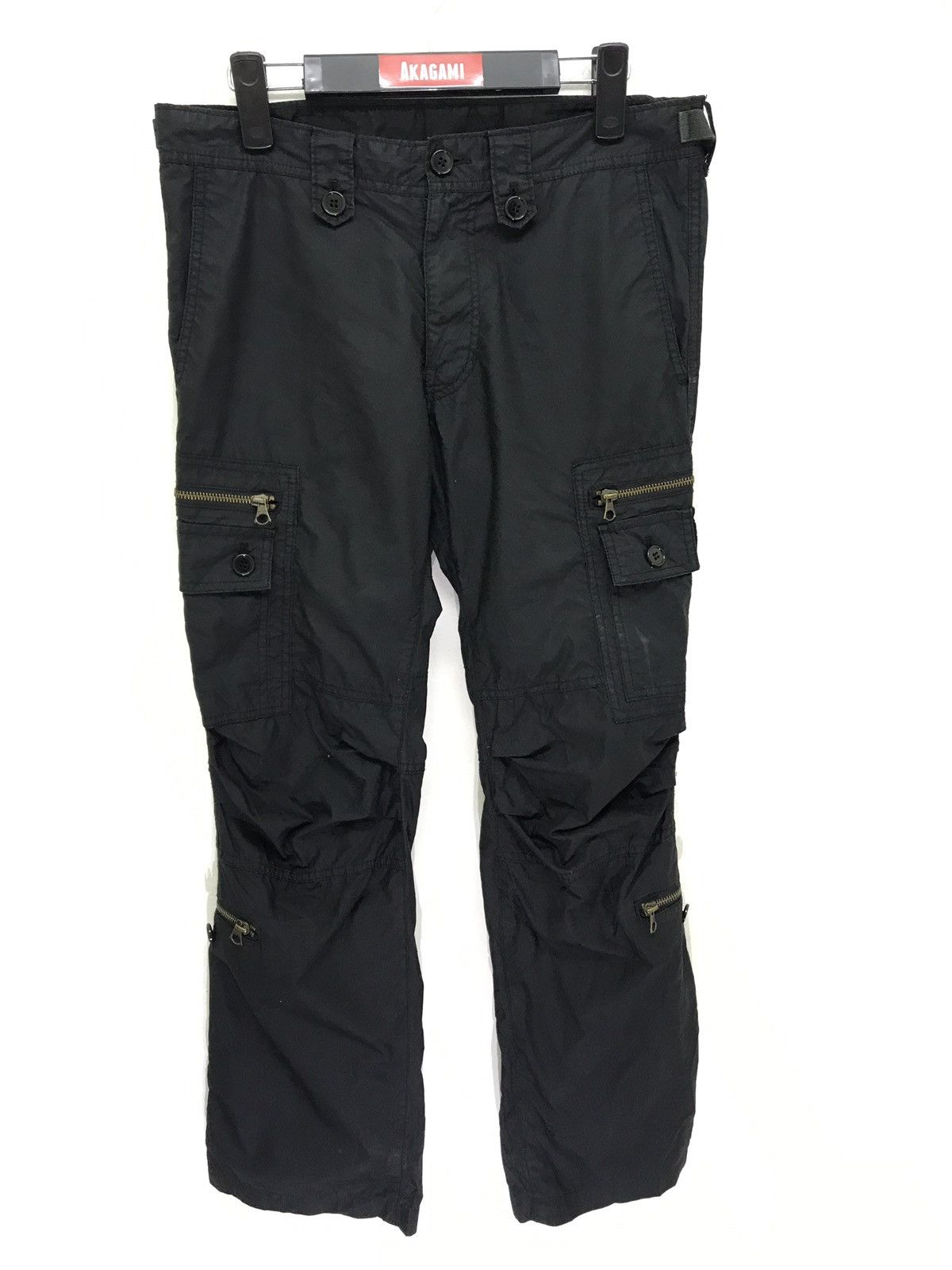 Japanese Brand Abahouse Tactical Pant Thin Materials Black Slim Size US 30 / EU 46 - 1 Thumbnail