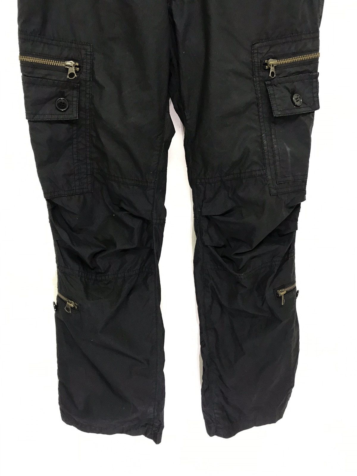 Japanese Brand Abahouse Tactical Pant Thin Materials Black Slim Size US 30 / EU 46 - 2 Thumbnail