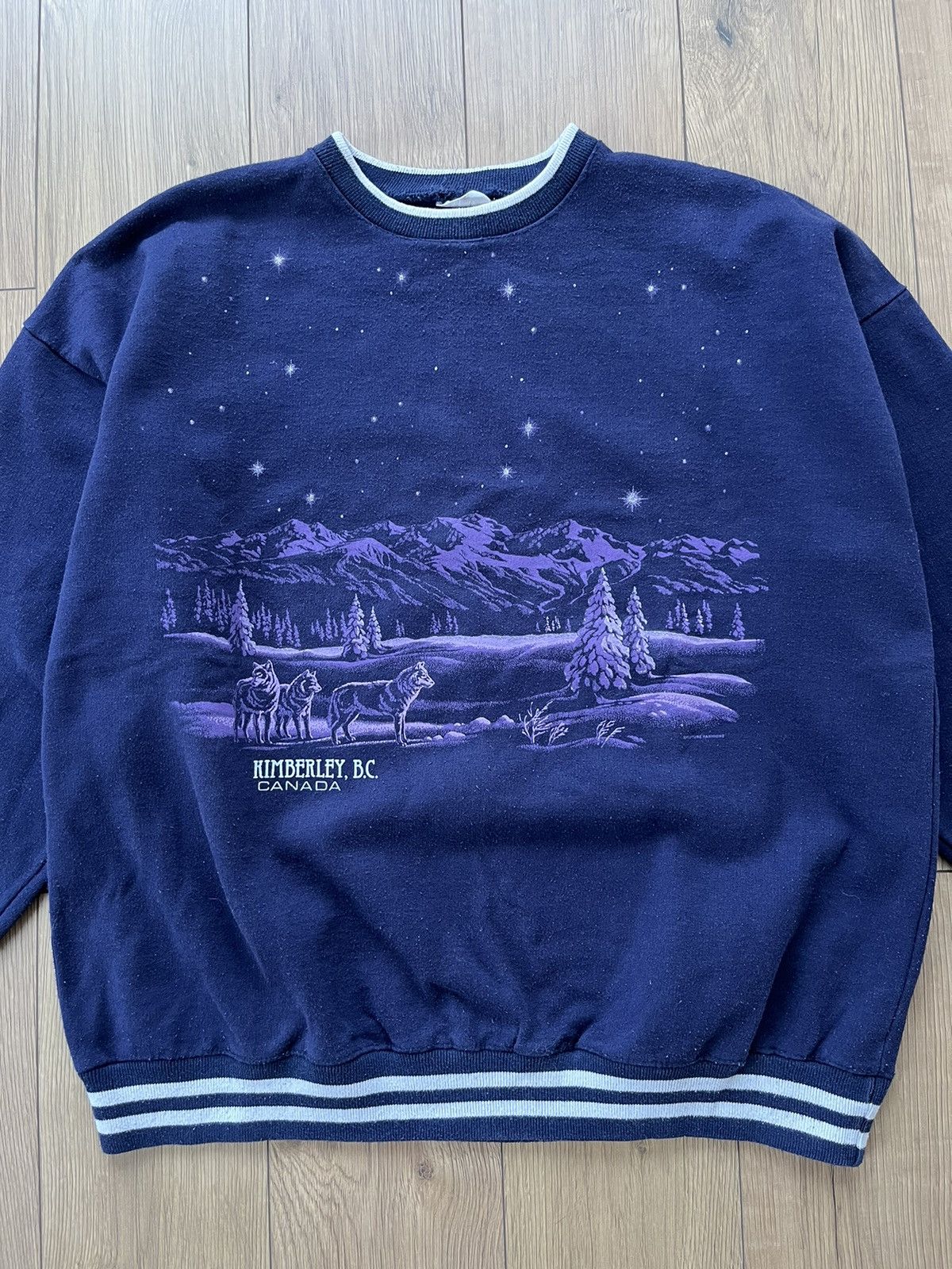 Other 🇨🇦 Canada Kimberley Vintage Blue Heavy Sweatshirt Size US XL / EU 56 / 4 - 2 Thumbnail
