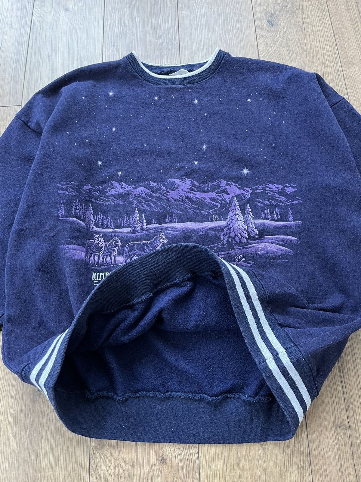 Other 🇨🇦 Canada Kimberley Vintage Blue Heavy Sweatshirt Size US XL / EU 56 / 4 - 6 Thumbnail