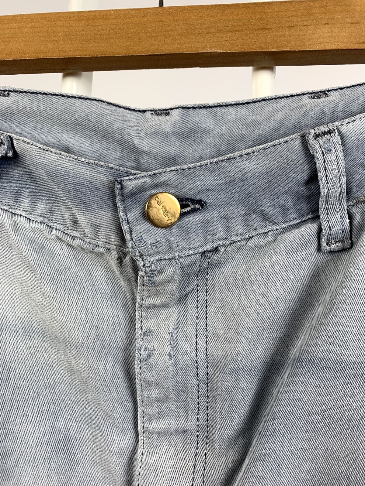 Carhartt 80s Vintage Carhartt Patchwork Custom Distressed Denim Pants Size US 30 / EU 46 - 19 Thumbnail