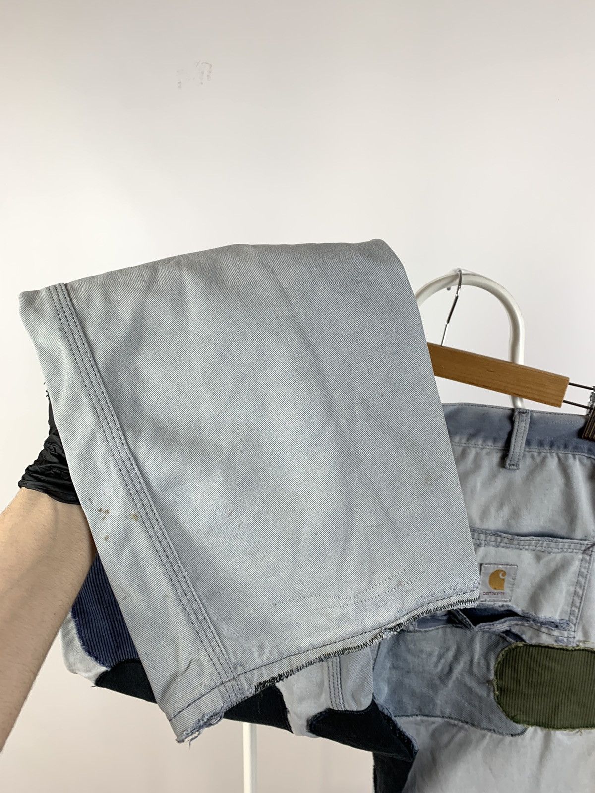 Carhartt 80s Vintage Carhartt Patchwork Custom Distressed Denim Pants Size US 30 / EU 46 - 23 Thumbnail