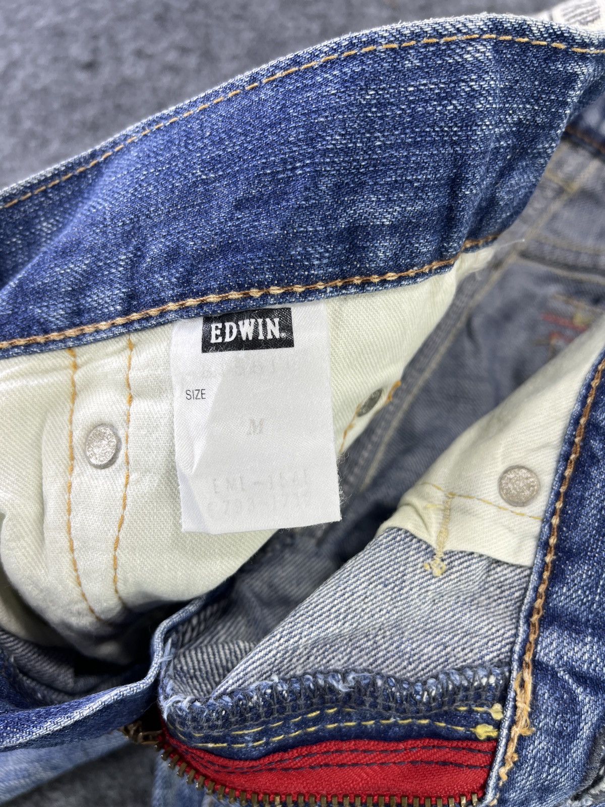 Edwin × Japanese Brand Edwin 503 Blue jeans - J783 Size US 32 / EU 48 - 8 Thumbnail
