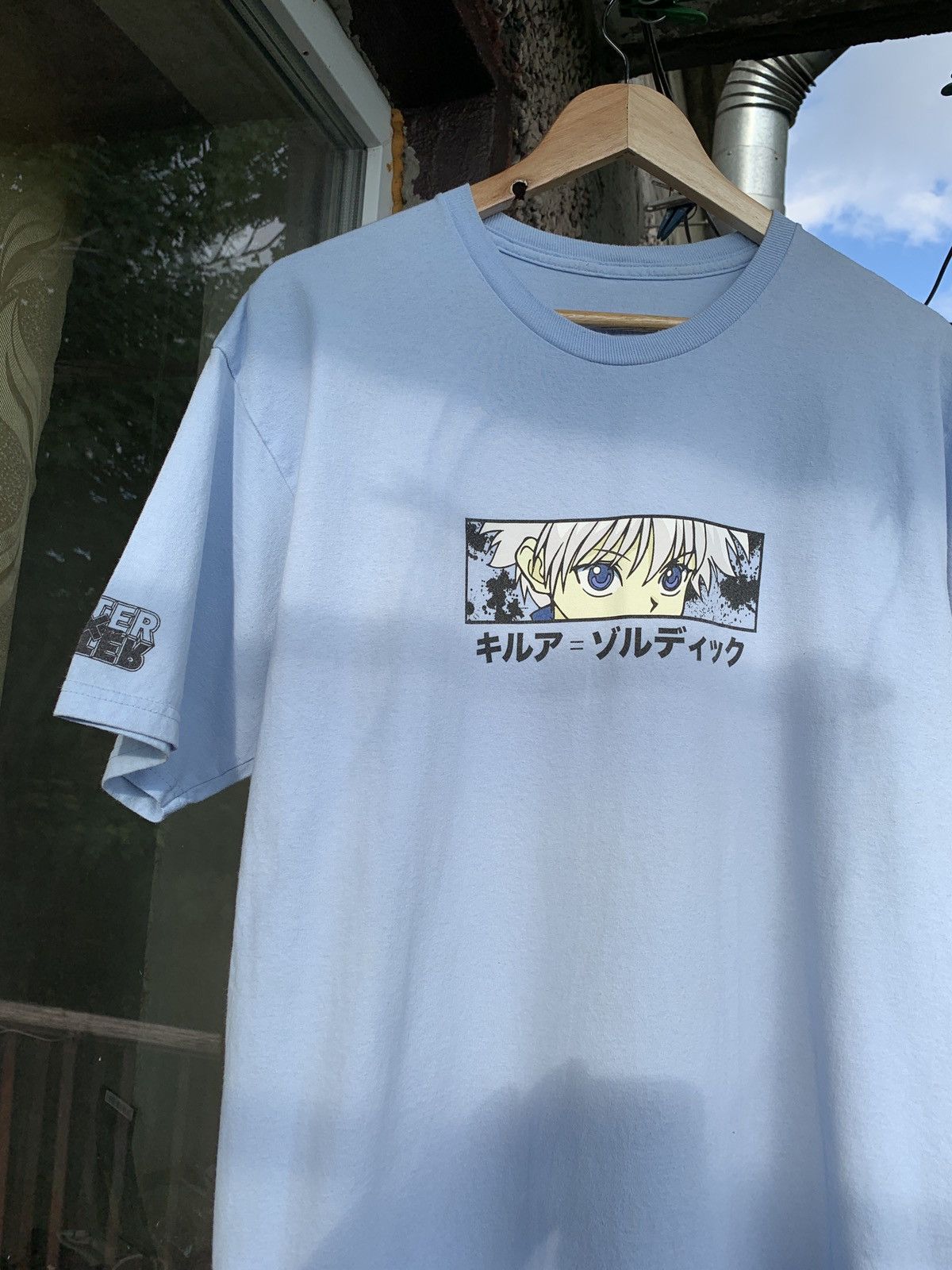 Anime Vintage Hunter x Hunter Hypland Killua Blue Anima T-Shirt Size US L / EU 52-54 / 3 - 2 Thumbnail