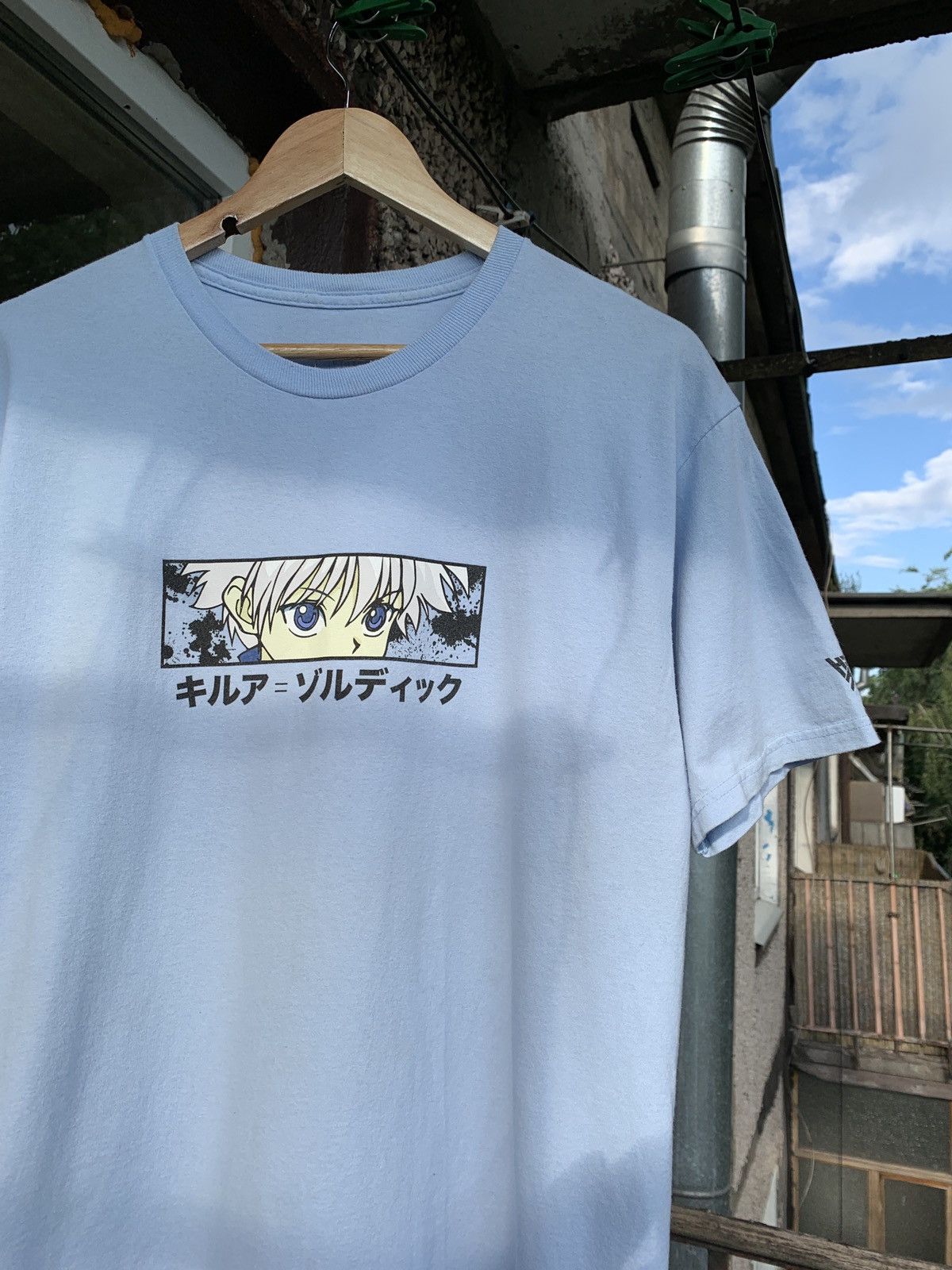 Anime Vintage Hunter x Hunter Hypland Killua Blue Anima T-Shirt Size US L / EU 52-54 / 3 - 3 Thumbnail