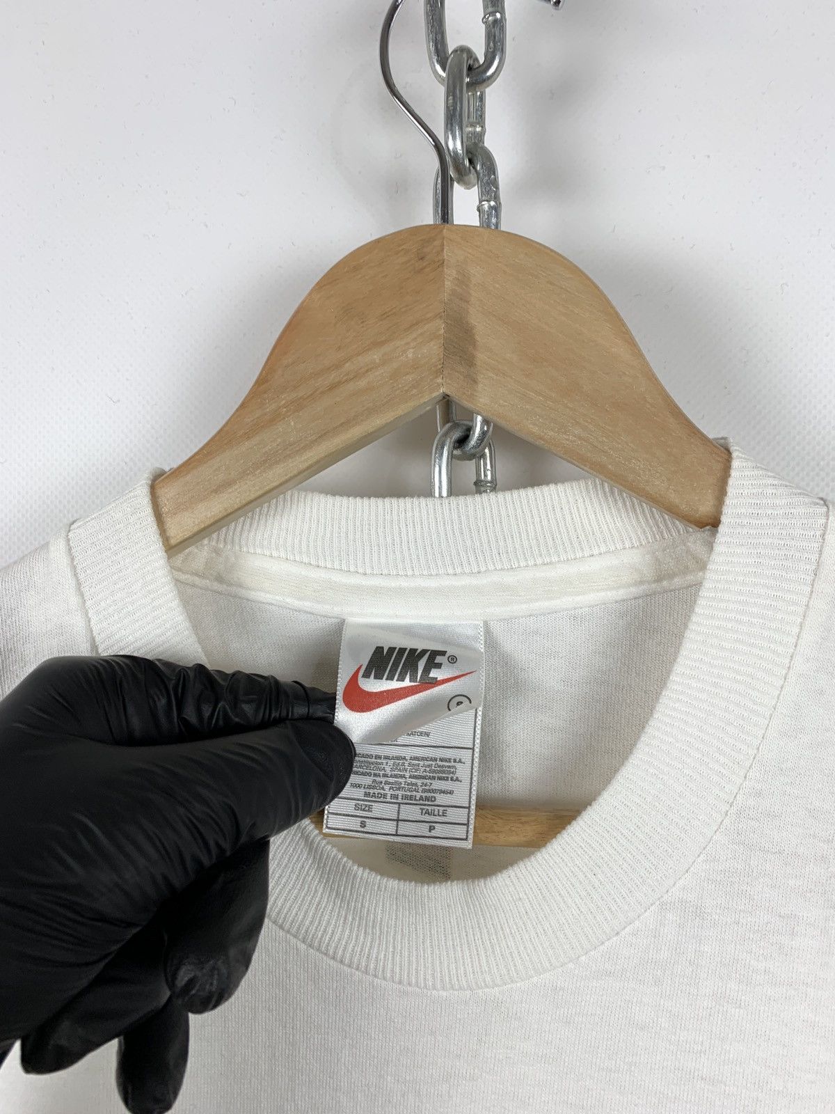 Nike 90s Vintage Nike Tennis Court Single Stitch T-Shirt Size US S / EU 44-46 / 1 - 12 Thumbnail