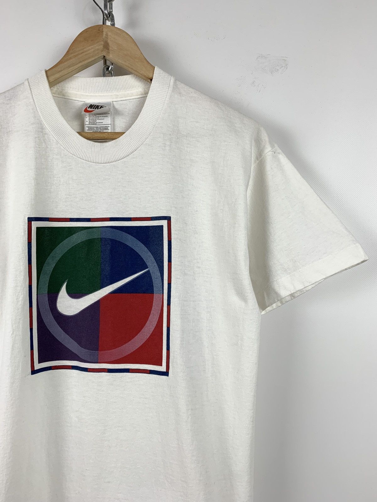 Nike 90s Vintage Nike Tennis Court Single Stitch T-Shirt Size US S / EU 44-46 / 1 - 4 Thumbnail