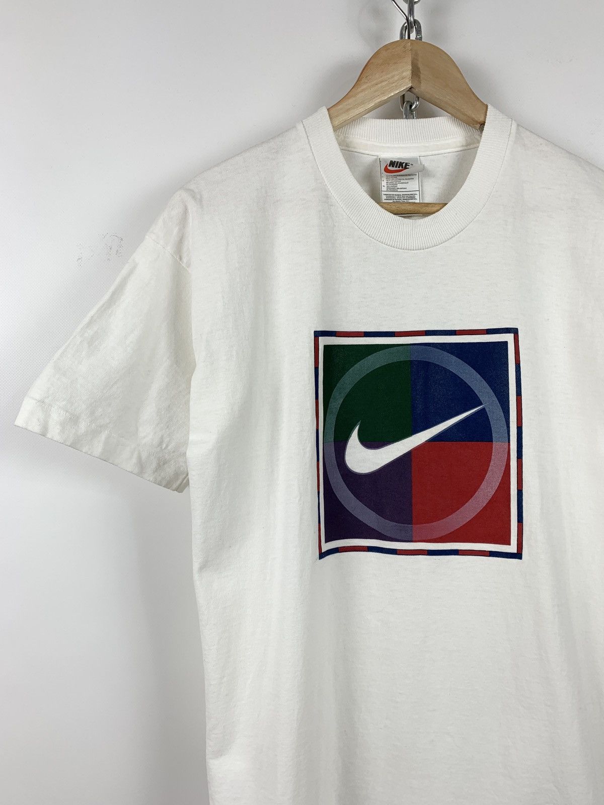 Nike 90s Vintage Nike Tennis Court Single Stitch T-Shirt Size US S / EU 44-46 / 1 - 3 Thumbnail