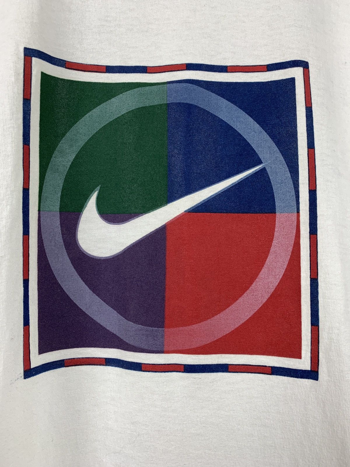 Nike 90s Vintage Nike Tennis Court Single Stitch T-Shirt Size US S / EU 44-46 / 1 - 9 Thumbnail