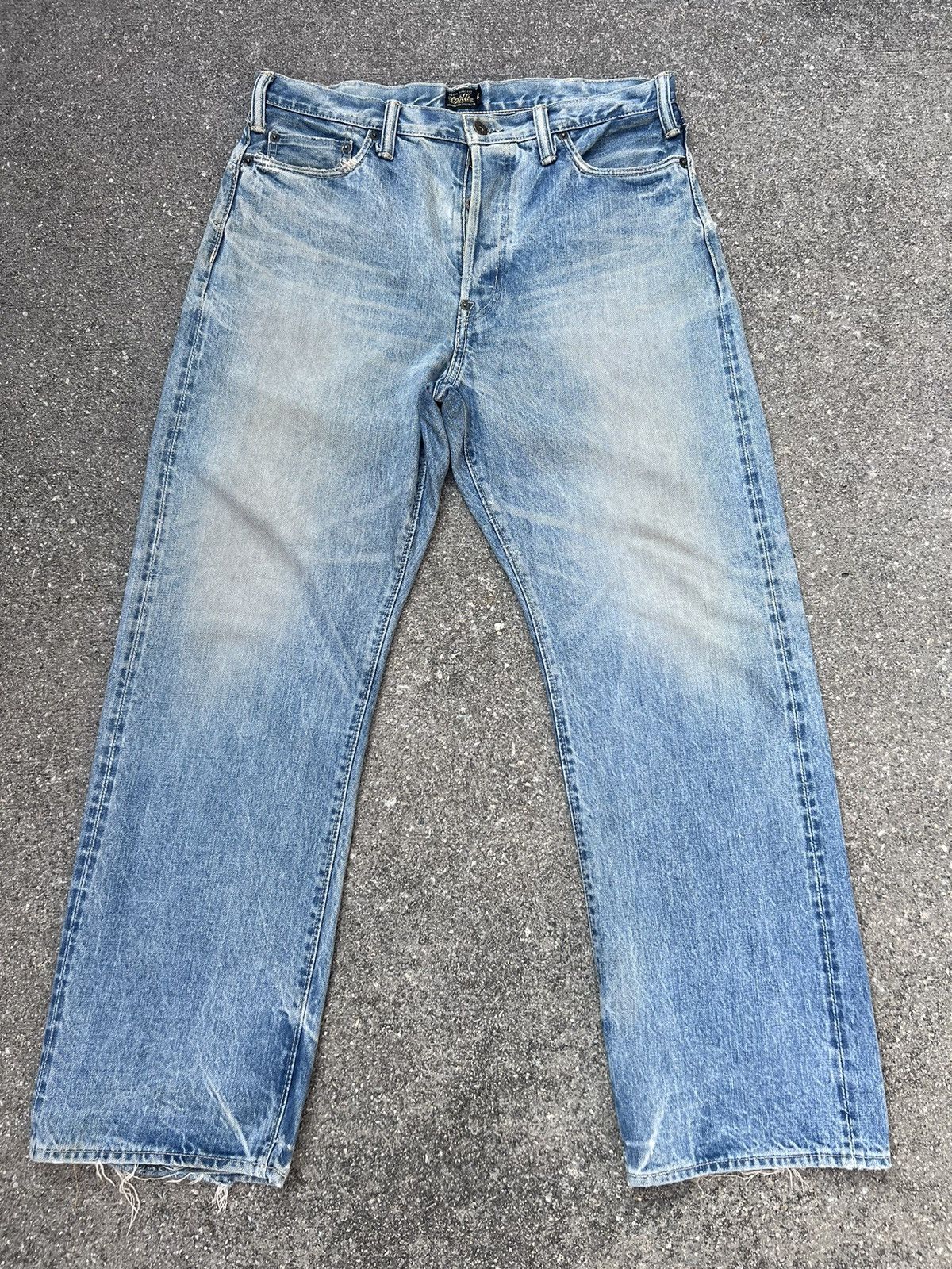 Engineered Garments Vintage Cootie Japan Fade Denim Distress Mud Jeans ...