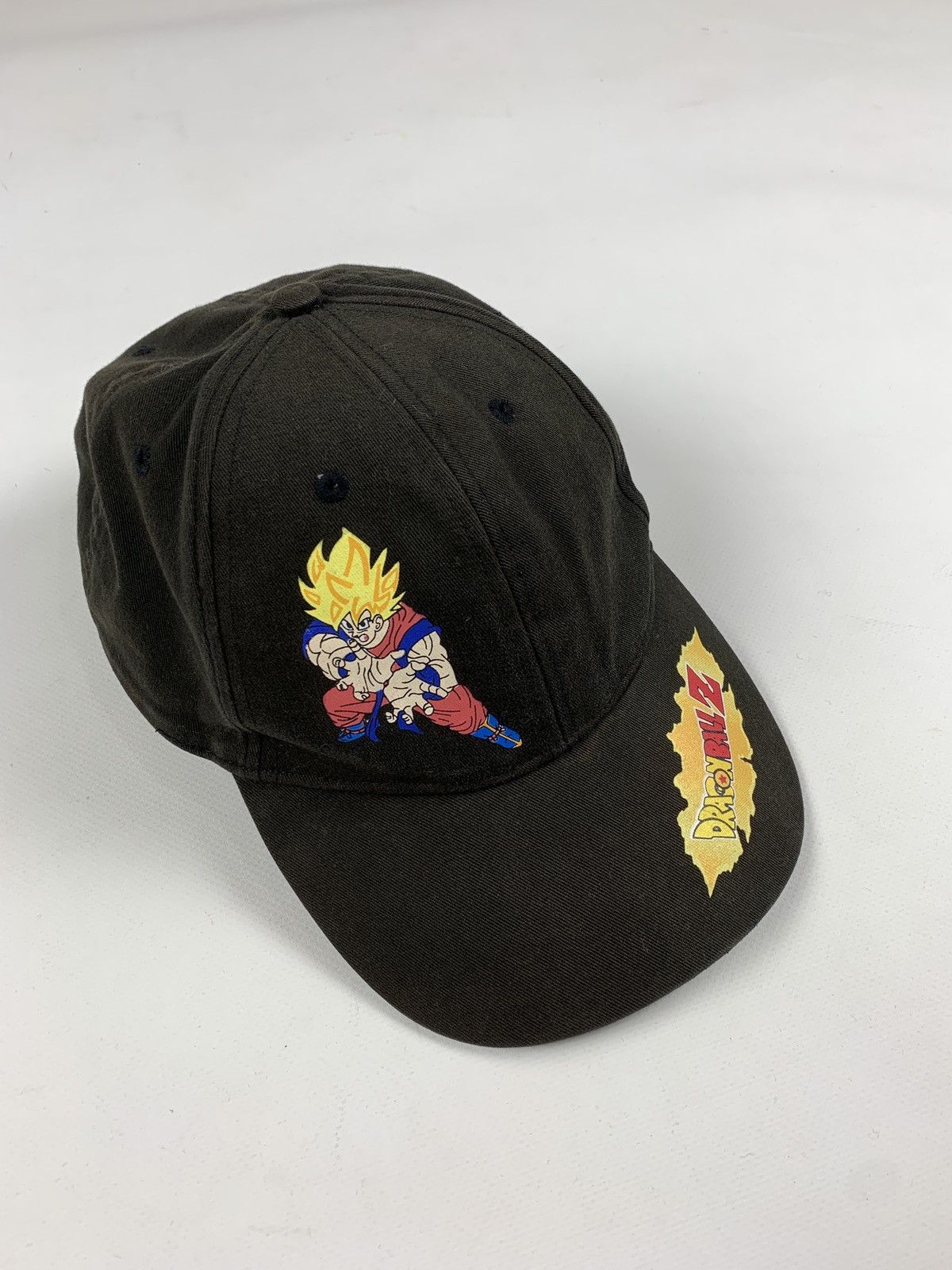 Anime Vintage Dragon Ball Z Faded Black Graphic Cap Hat Size ONE SIZE - 1 Thumbnail