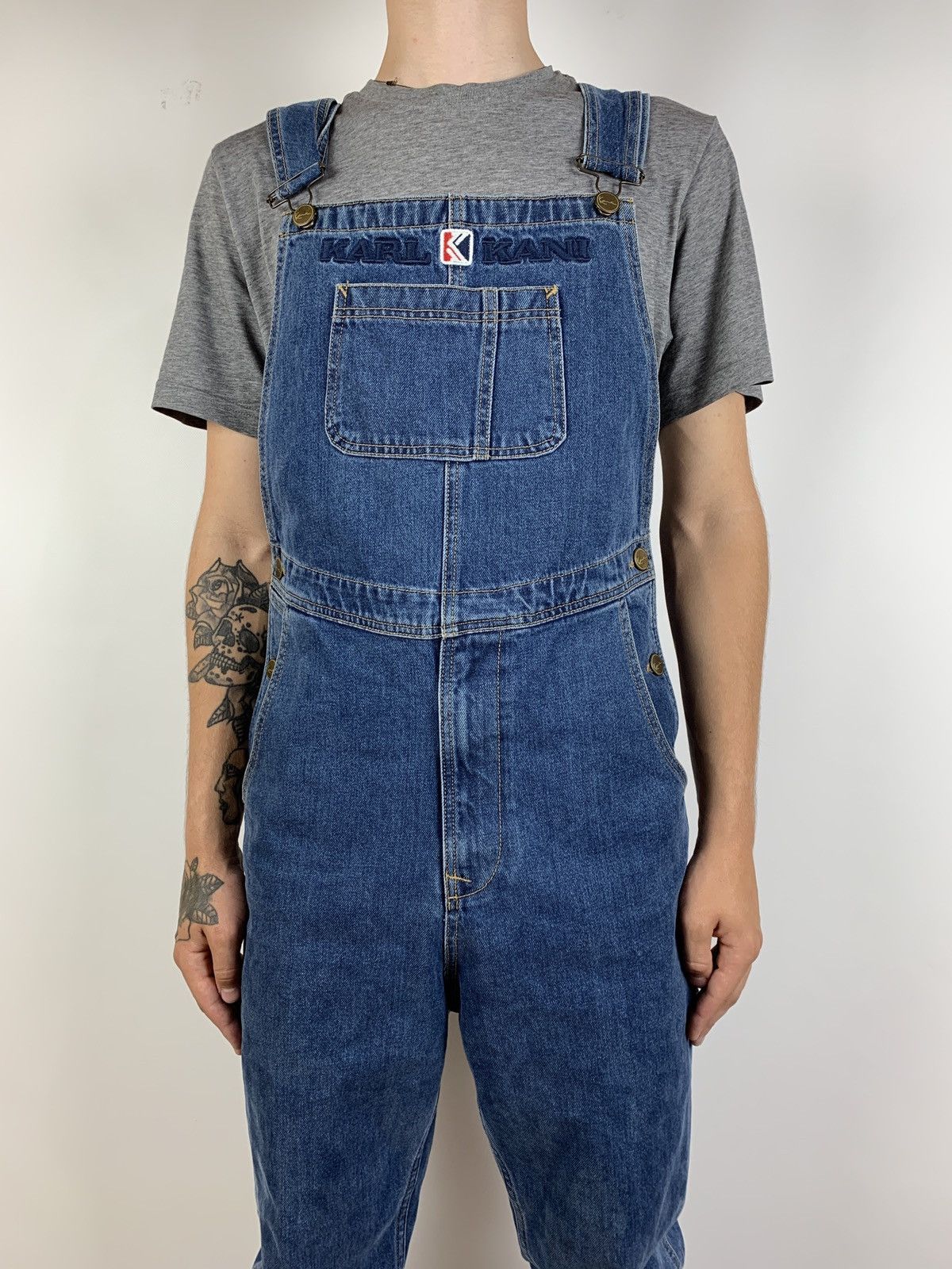 Karl Kani Vintage Karl Kani Denim Overalls Jumpsuit Size US 32 / EU 48 - 2 Thumbnail