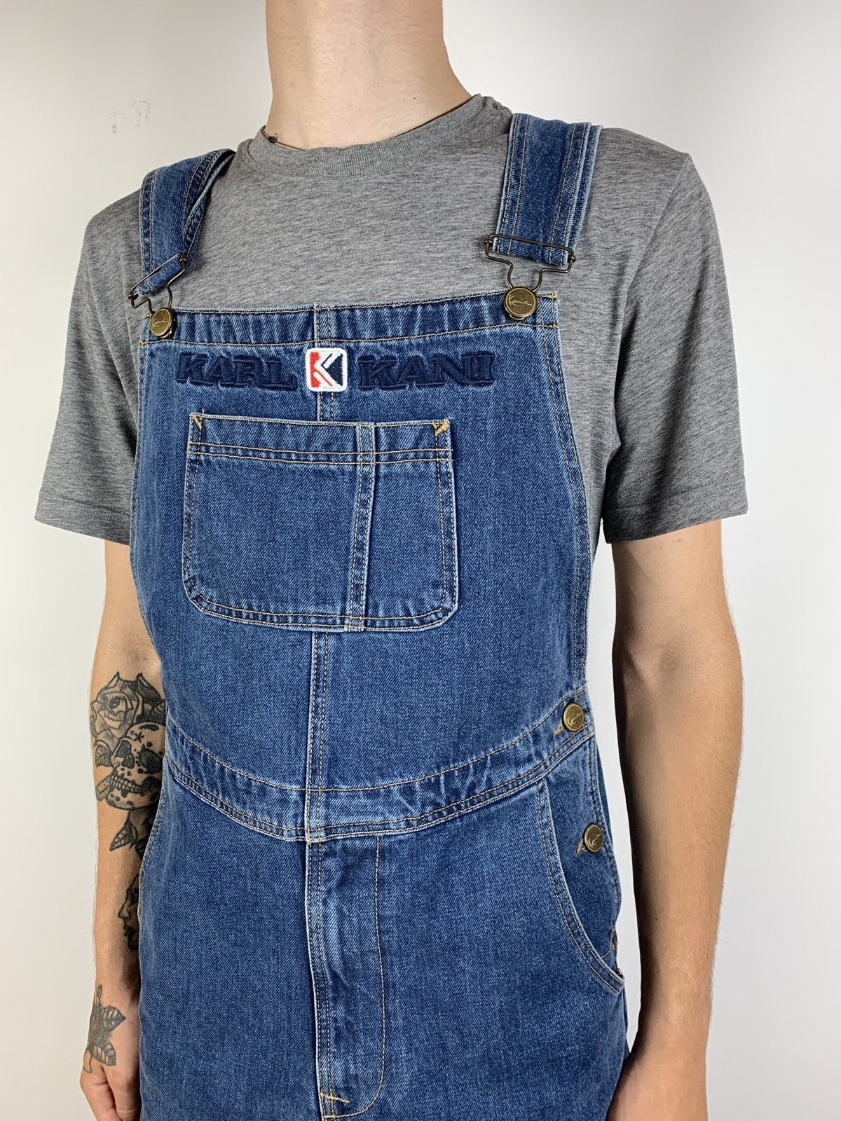 Karl Kani Vintage Karl Kani Denim Overalls Jumpsuit Size US 32 / EU 48 - 3 Thumbnail
