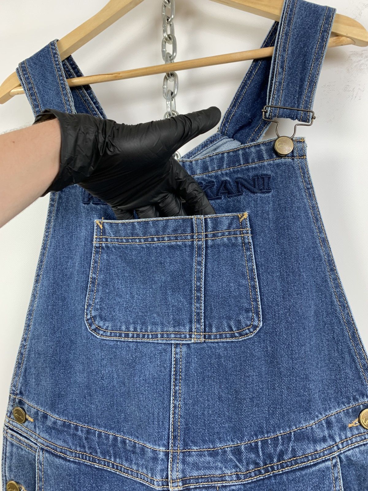 Karl Kani Vintage Karl Kani Denim Overalls Jumpsuit Size US 32 / EU 48 - 13 Thumbnail