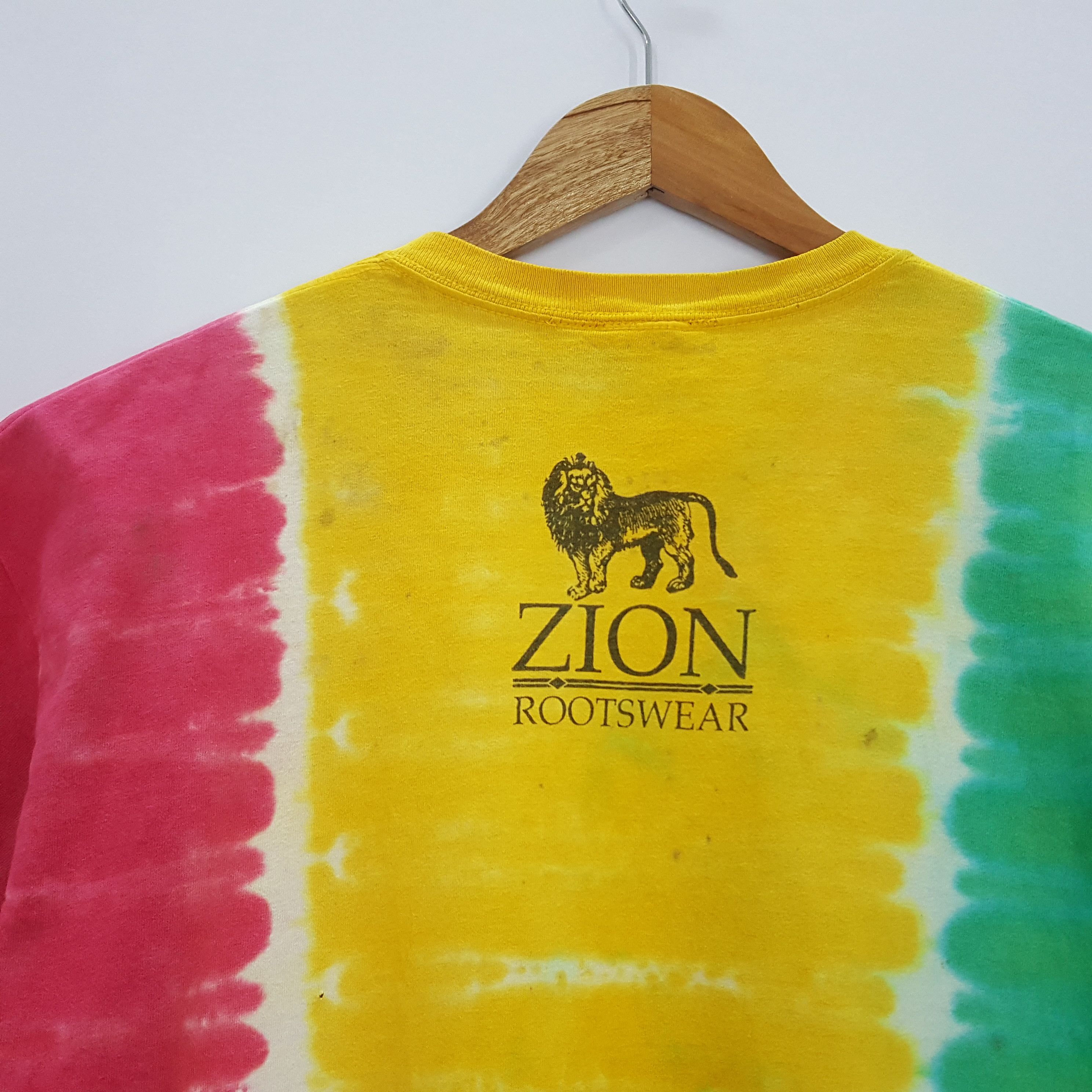 Bob Marley × Vintage Vintage 90's Bob Marley Tie Dye nice design t-shirt Size US L / EU 52-54 / 3 - 2 Thumbnail