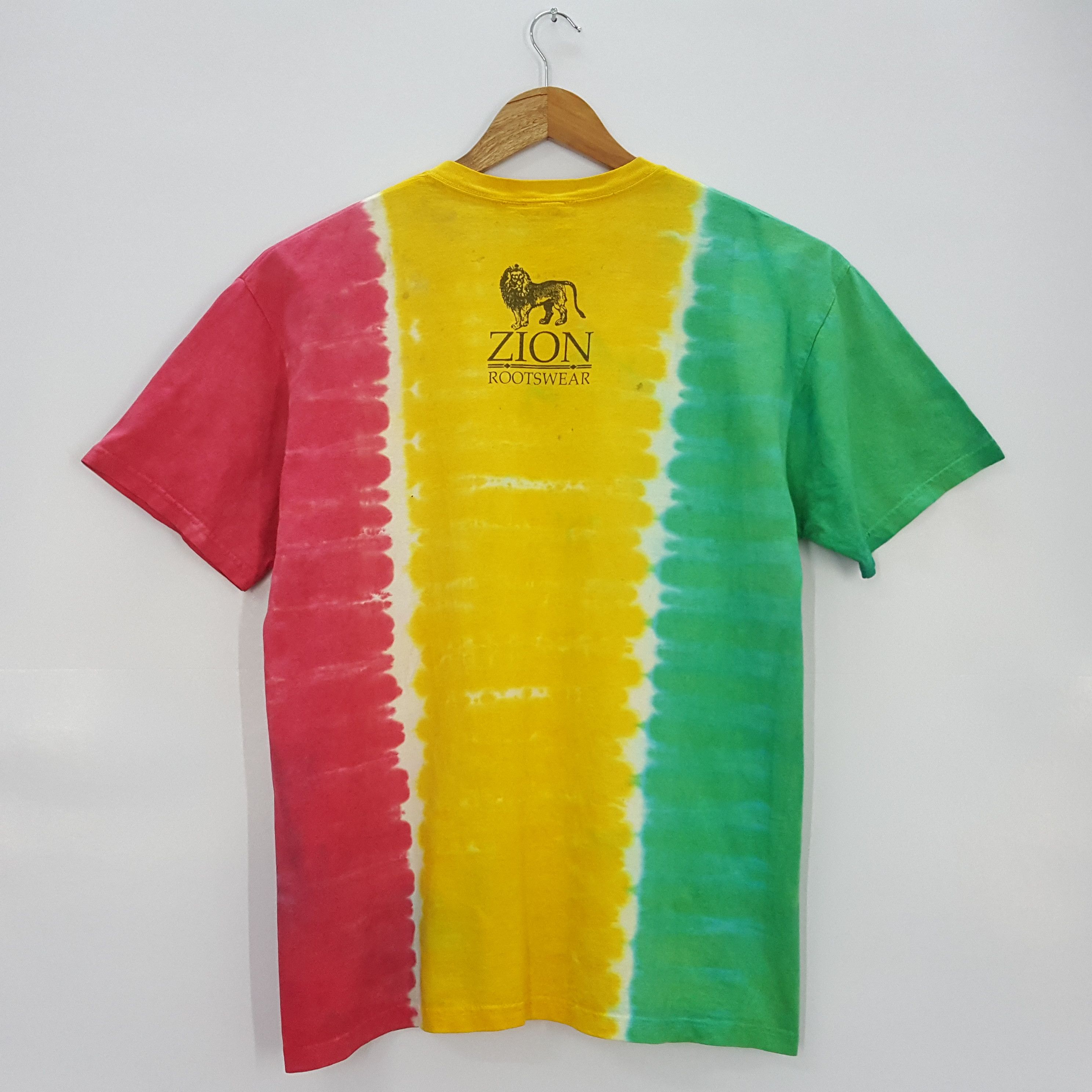 Bob Marley × Vintage Vintage 90's Bob Marley Tie Dye nice design t-shirt Size US L / EU 52-54 / 3 - 4 Thumbnail