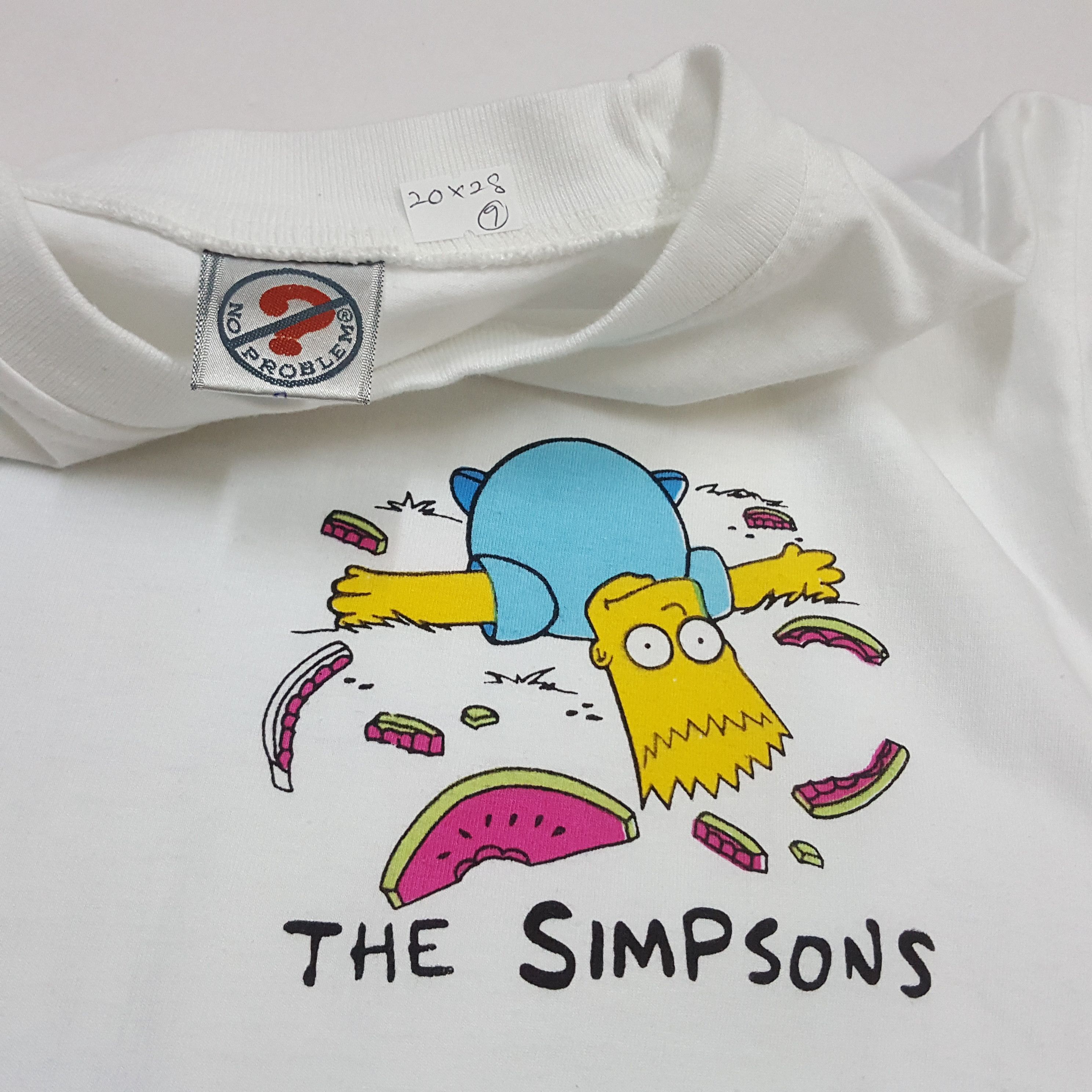 The Simpsons × Vintage Vintage The Simpsons nice design t-shirt Size US M / EU 48-50 / 2 - 2 Thumbnail
